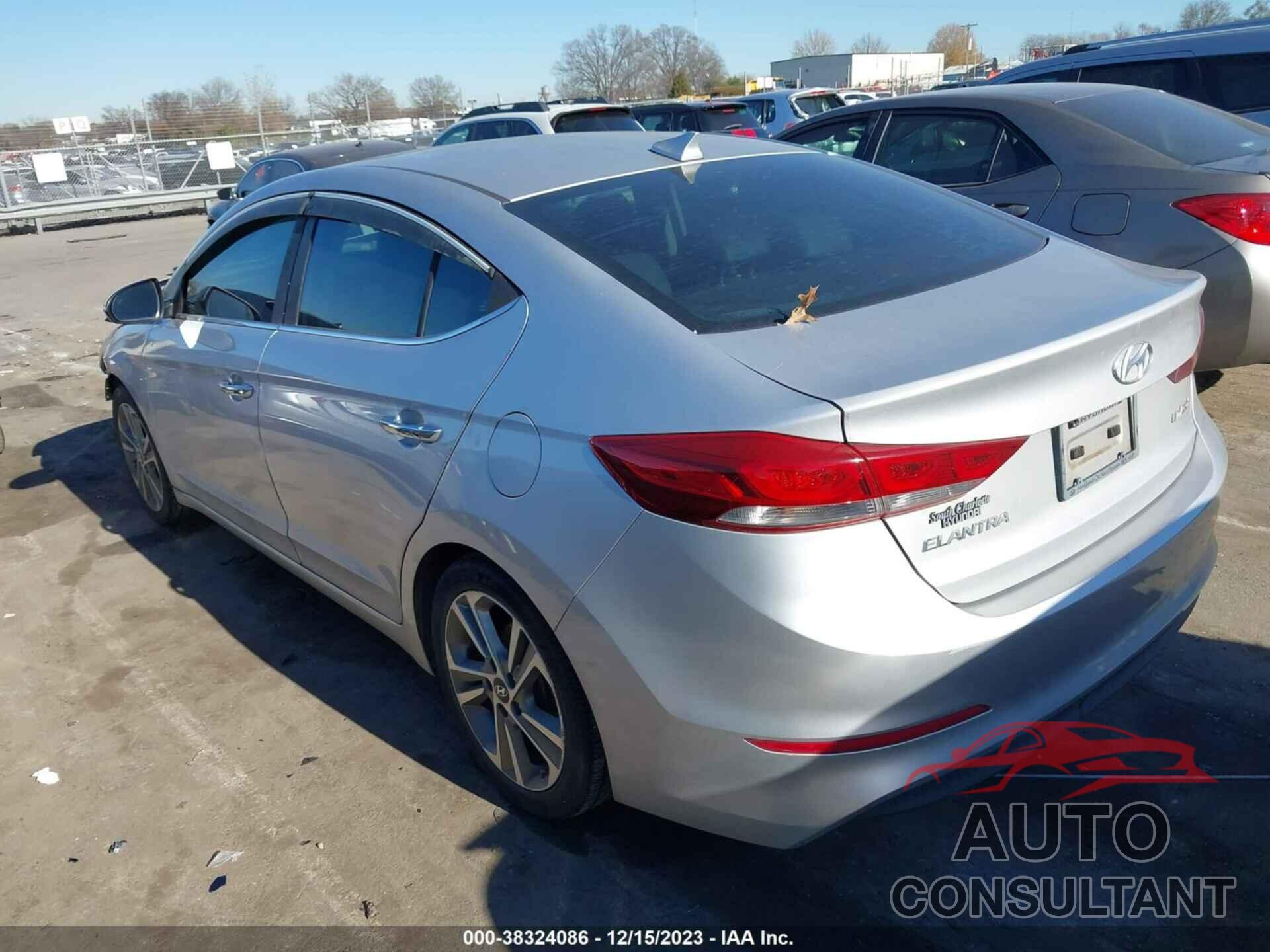 HYUNDAI ELANTRA 2017 - KMHD84LF6HU156142