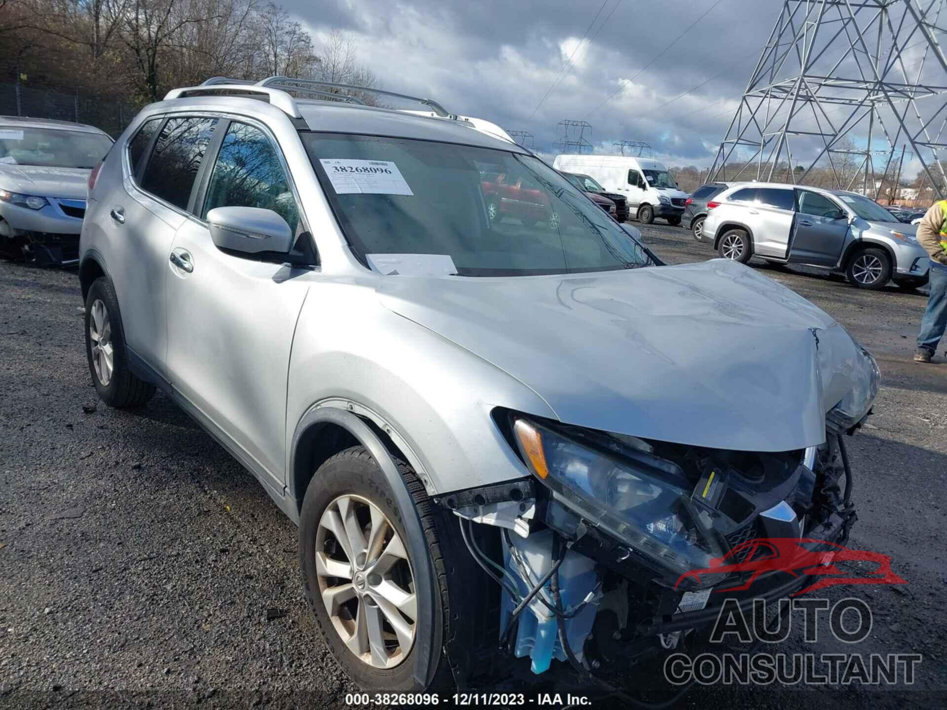 NISSAN ROGUE 2015 - KNMAT2MV4FP516259