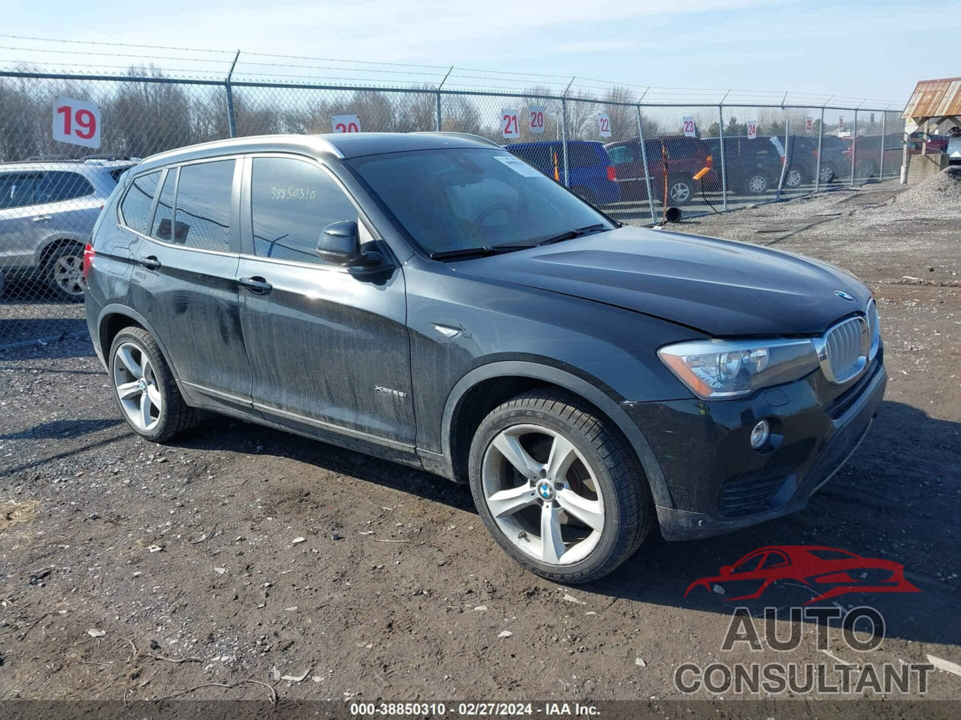 BMW X3 2017 - 5UXWX9C54H0T04380