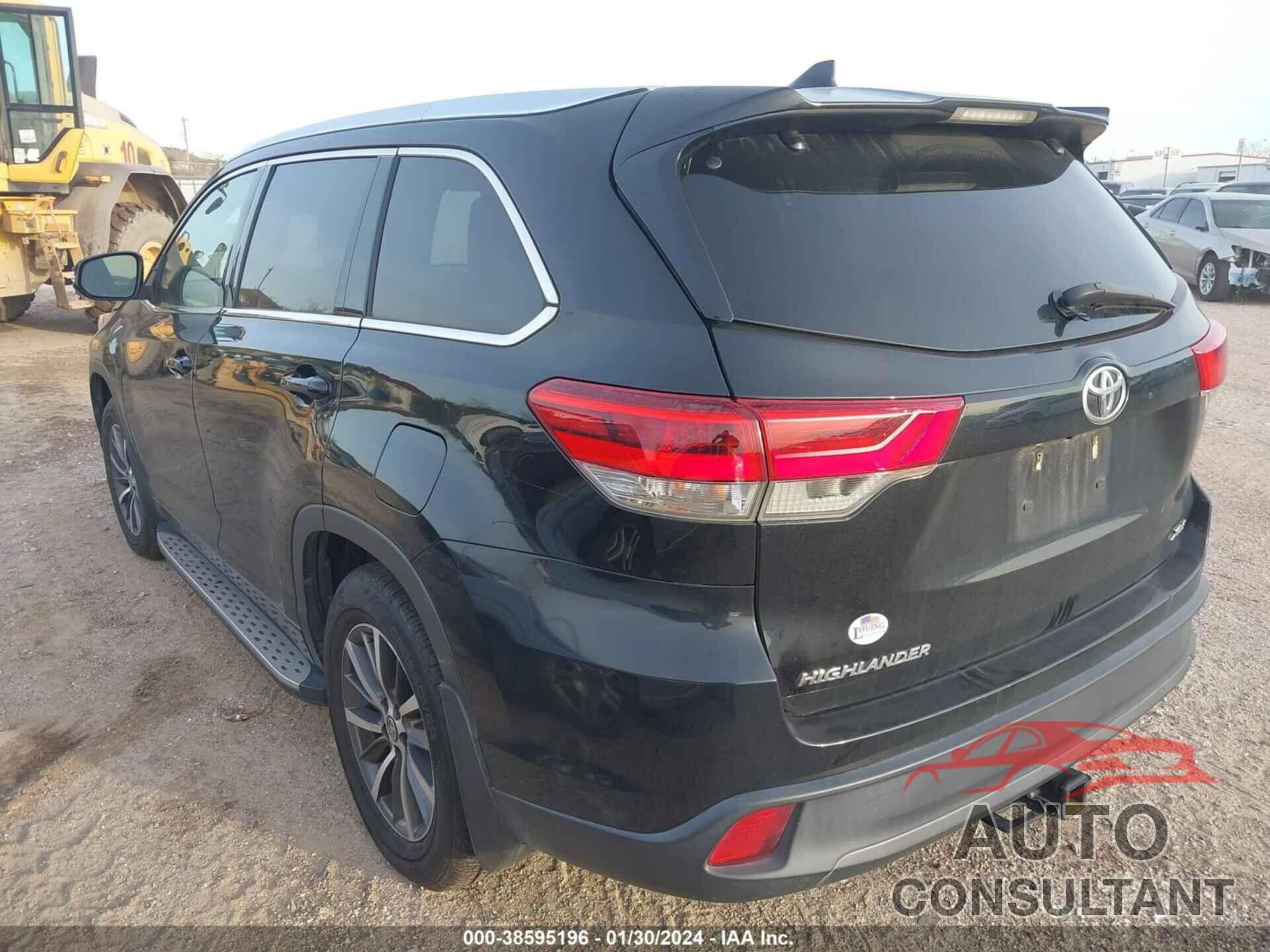 TOYOTA HIGHLANDER 2017 - 5TDKZRFH3HS523666