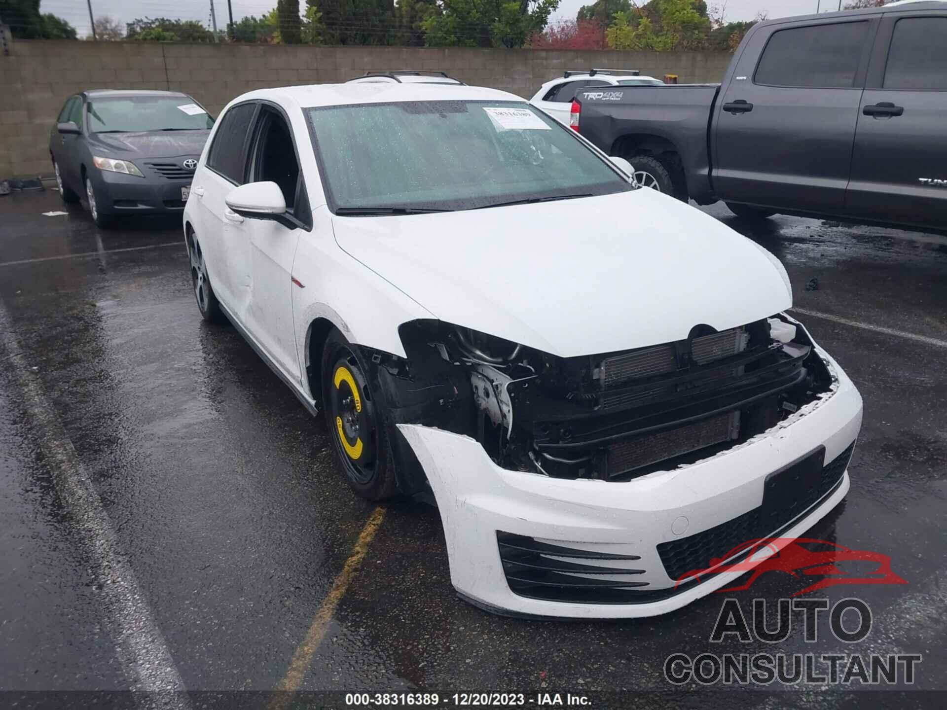 VOLKSWAGEN GOLF GTI 2017 - 3VW4T7AU3HM057320