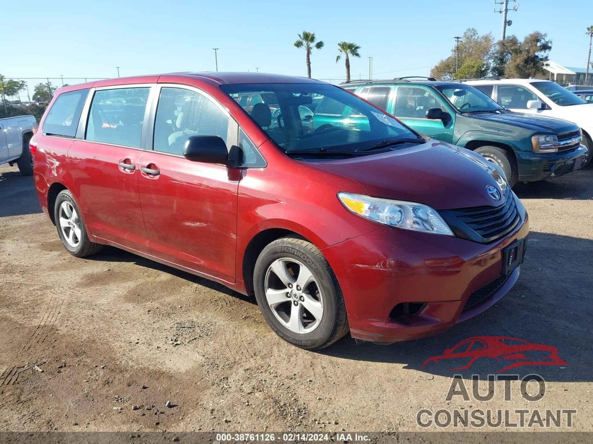 TOYOTA SIENNA 2017 - 5TDZZ3DC3HS789496