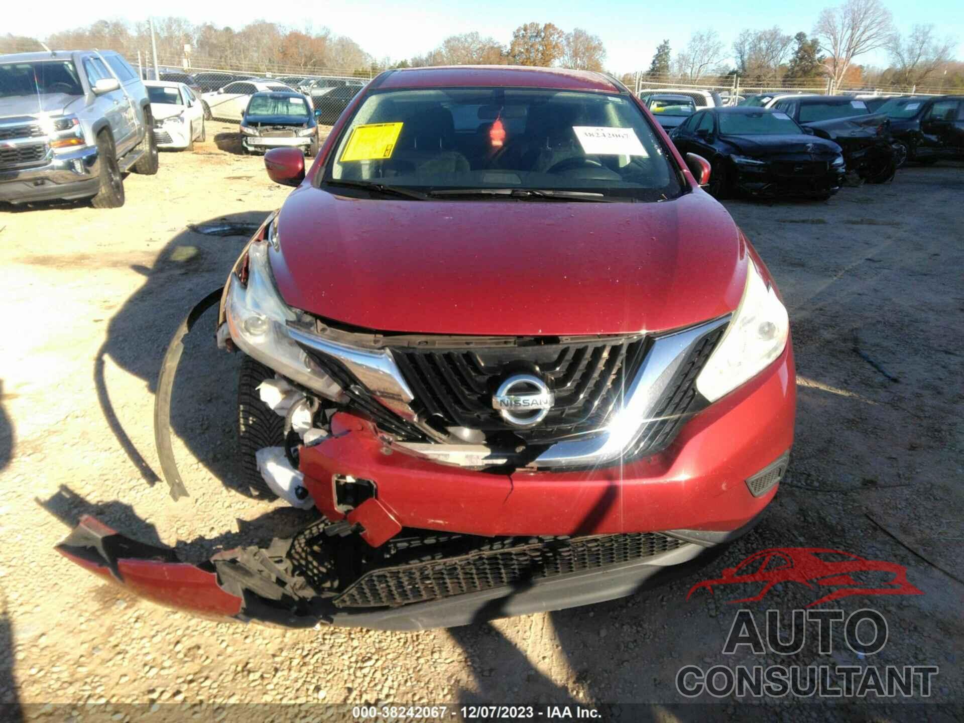 NISSAN MURANO 2017 - 5N1AZ2MG8HN188564