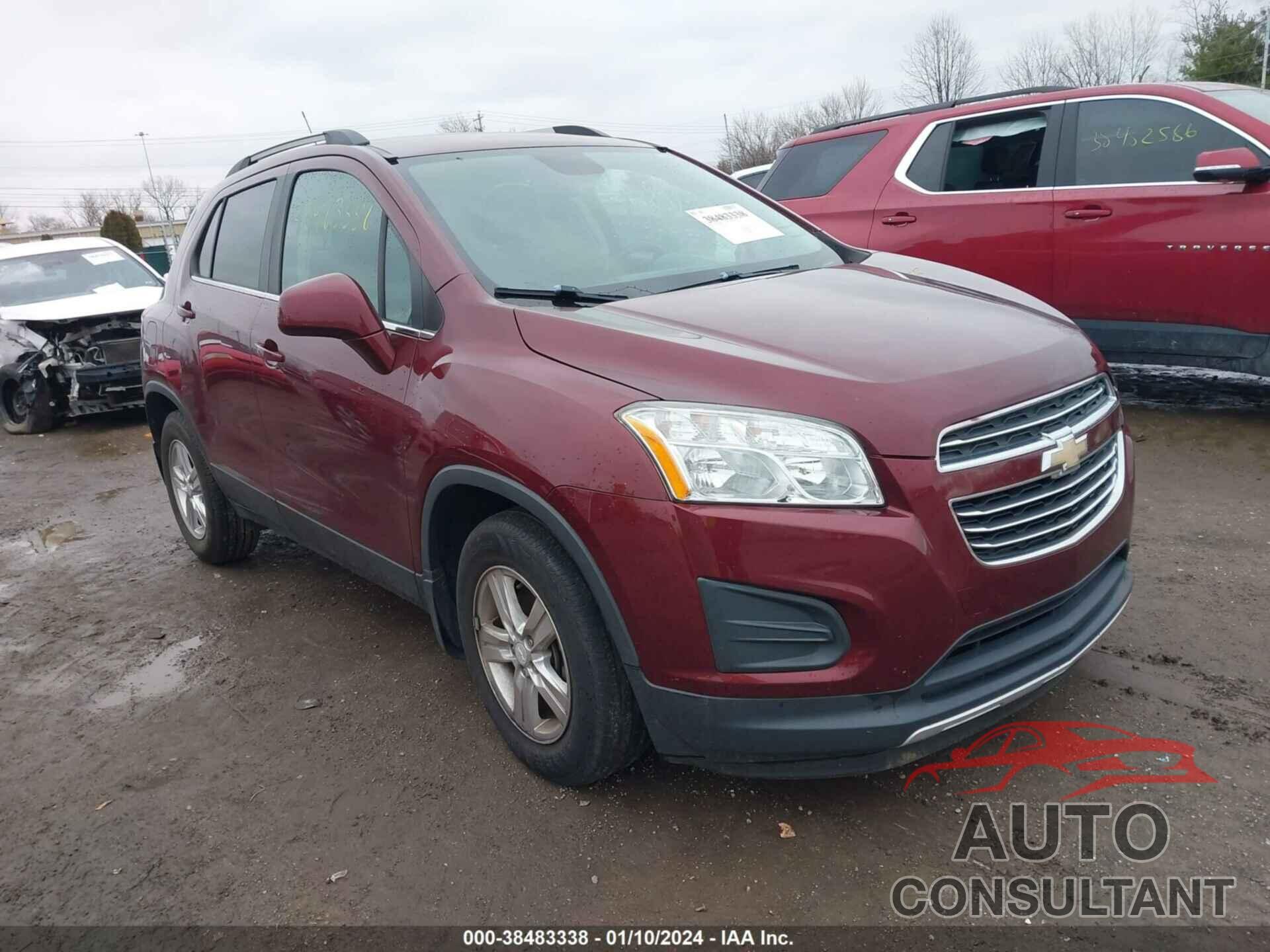 CHEVROLET TRAX 2016 - 3GNCJLSB7GL226325