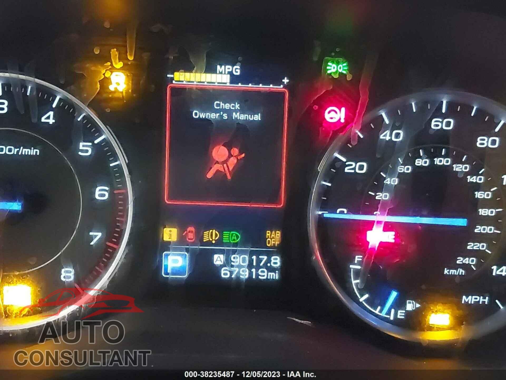 SUBARU ASCENT 2020 - 4S4WMAPD1L3402492
