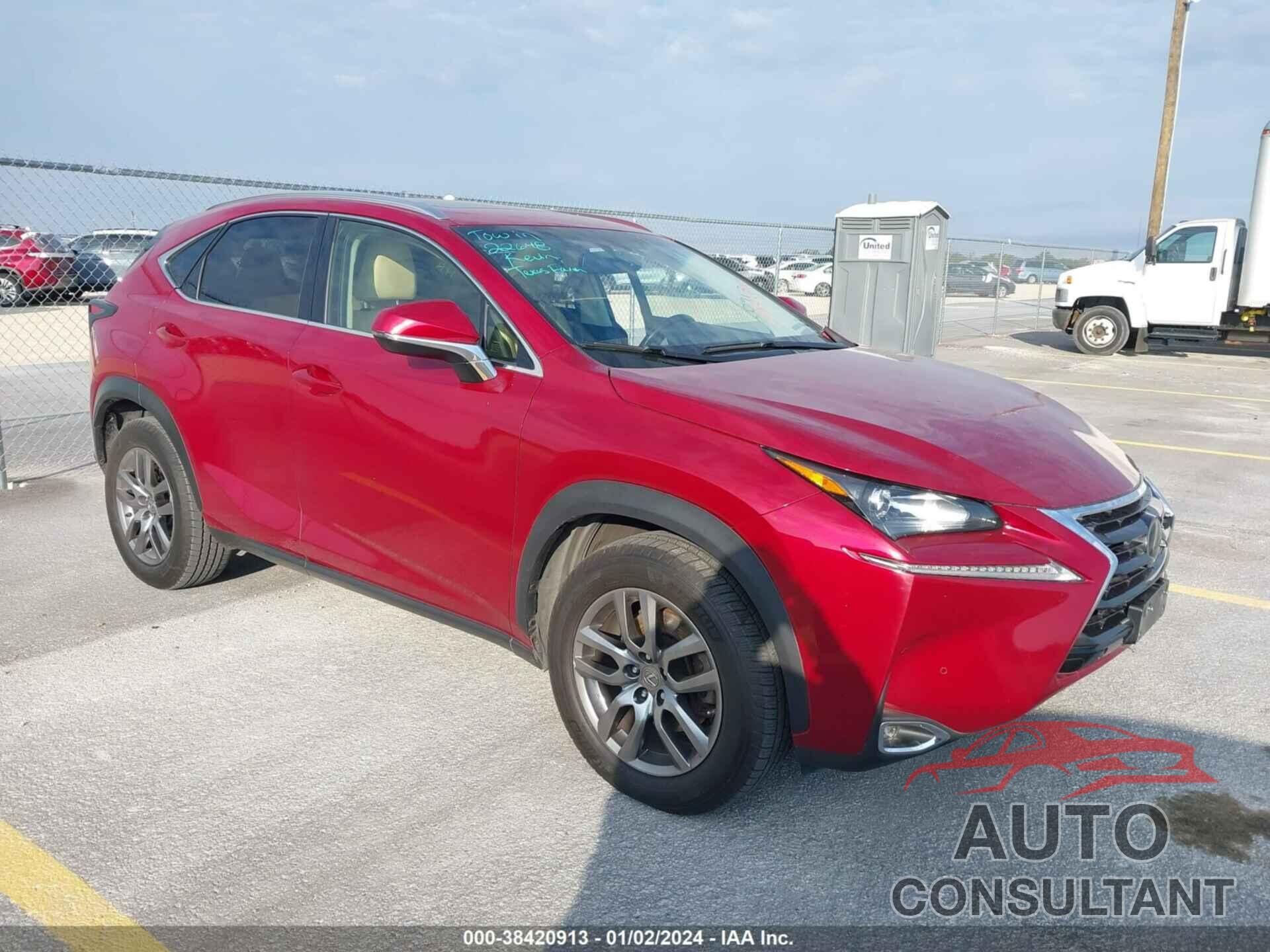 LEXUS NX 200T 2016 - JTJYARBZ1G2030071