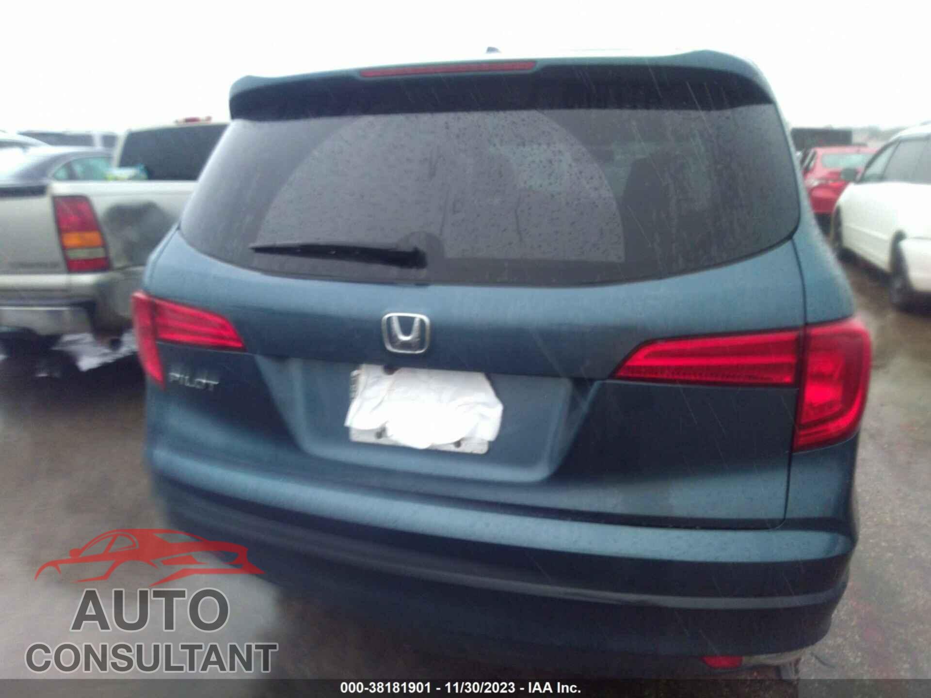 HONDA PILOT 2017 - 5FNYF5H55HB035967