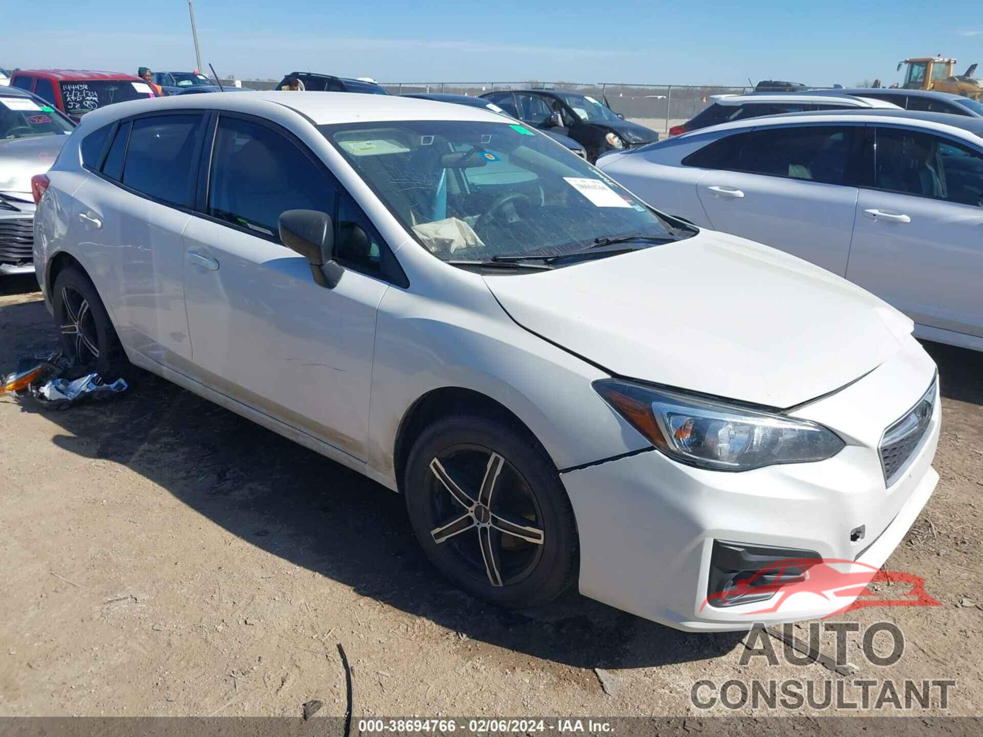 SUBARU IMPREZA 2019 - 4S3GTAB63K3717927