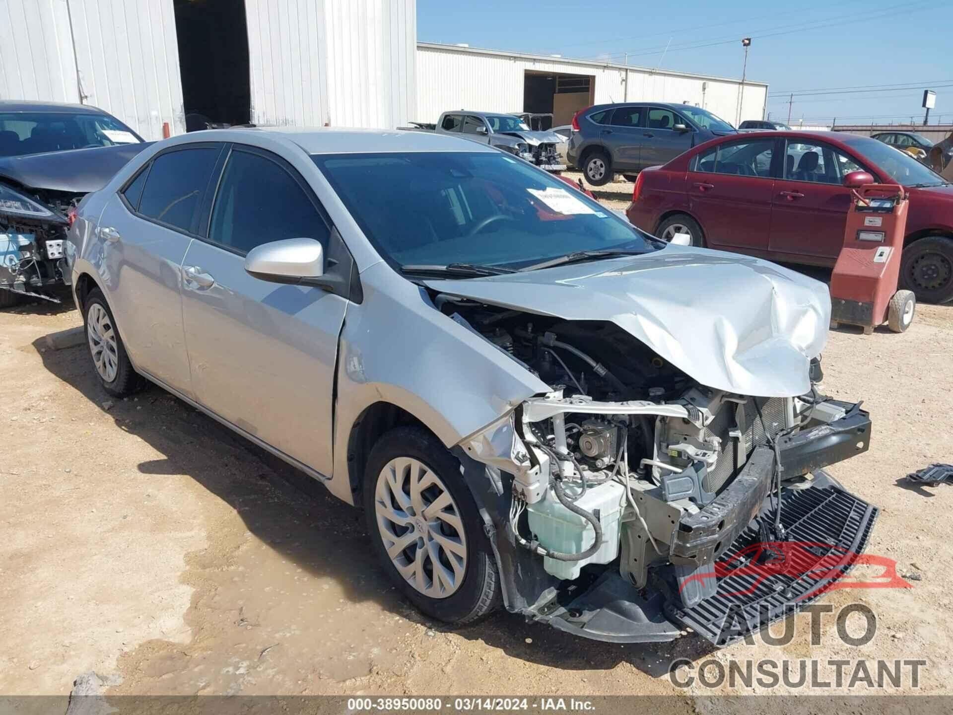 TOYOTA COROLLA 2019 - 5YFBURHE4KP898757