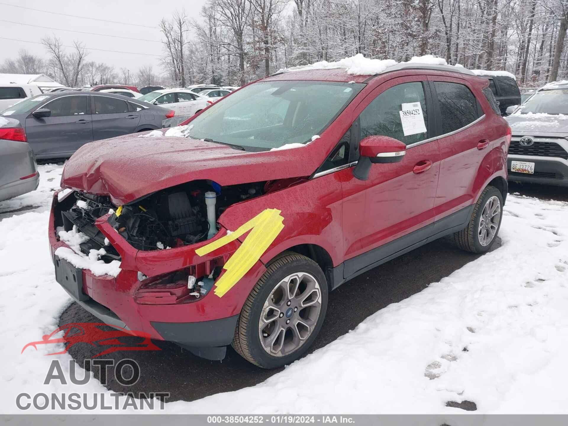 FORD ECOSPORT 2020 - MAJ6S3KLXLC332694