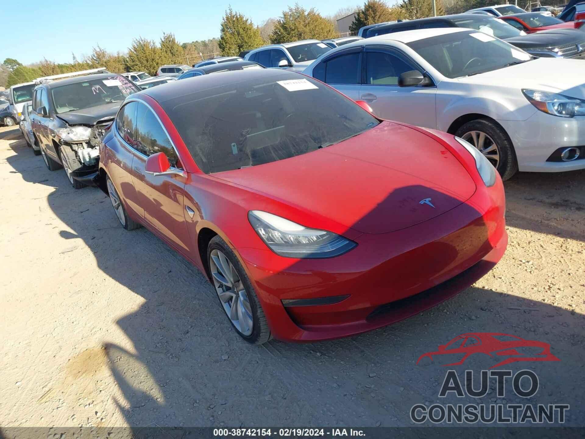 TESLA MODEL 3 2018 - 5YJ3E1EB0JF187161