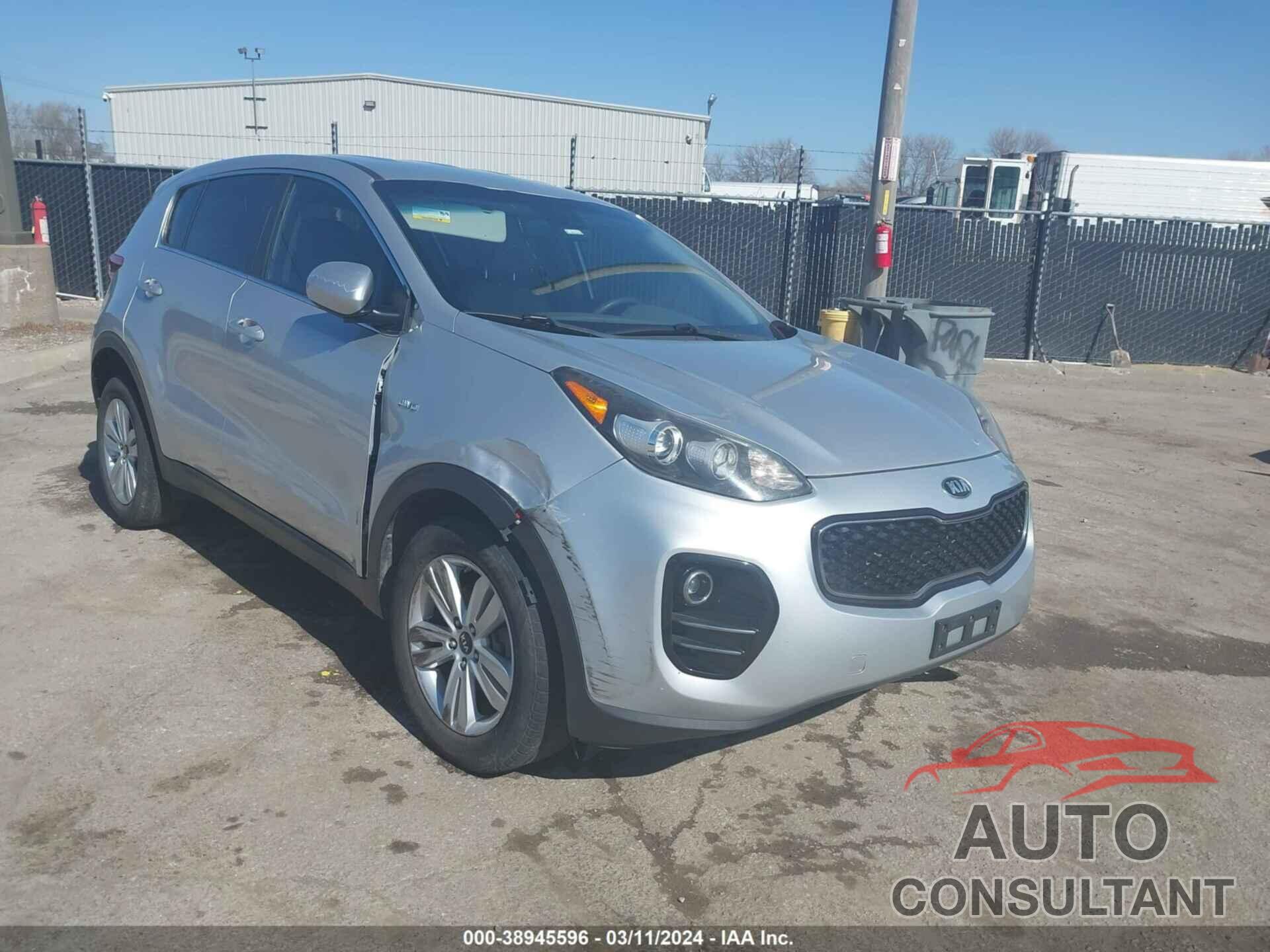 KIA SPORTAGE 2017 - KNDPMCAC4H7055888