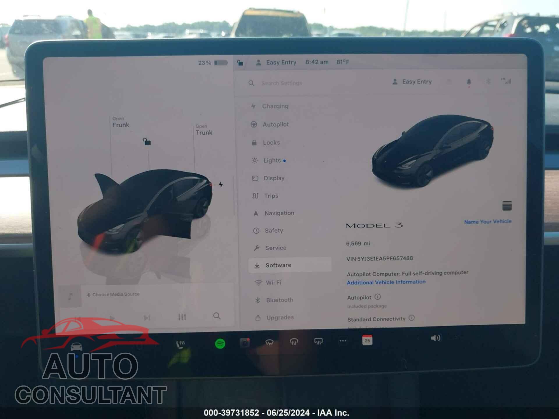 TESLA MODEL 3 2023 - 5YJ3E1EA5PF657488