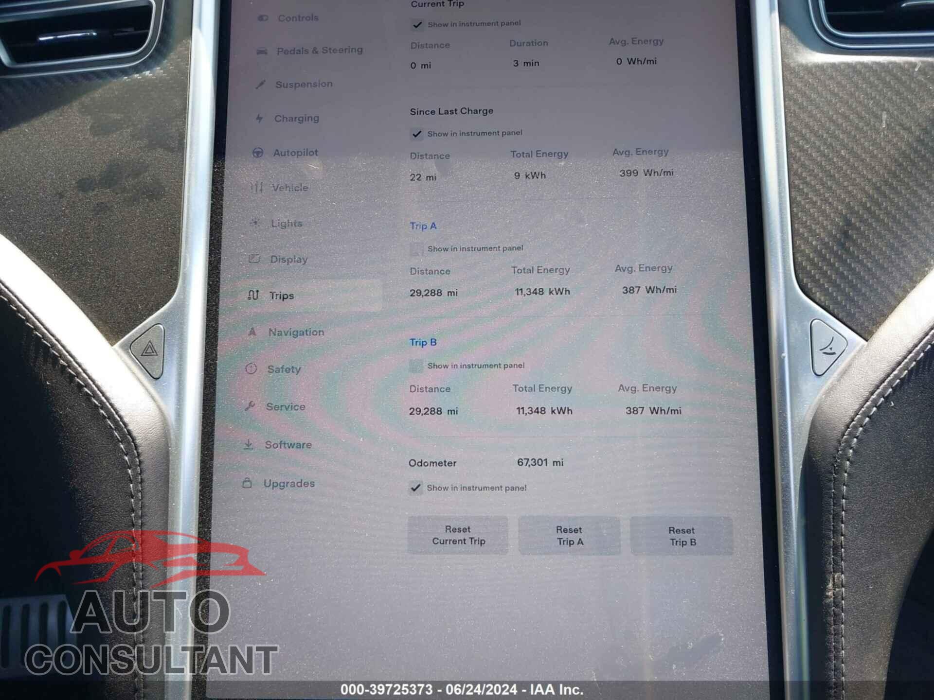 TESLA MODEL S 2017 - 5YJSA1E45HF219251