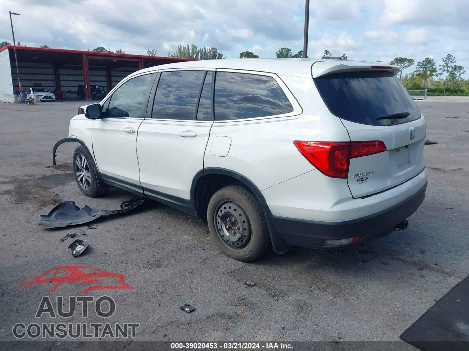 HONDA PILOT 2016 - 5FNYF5H51GB016153