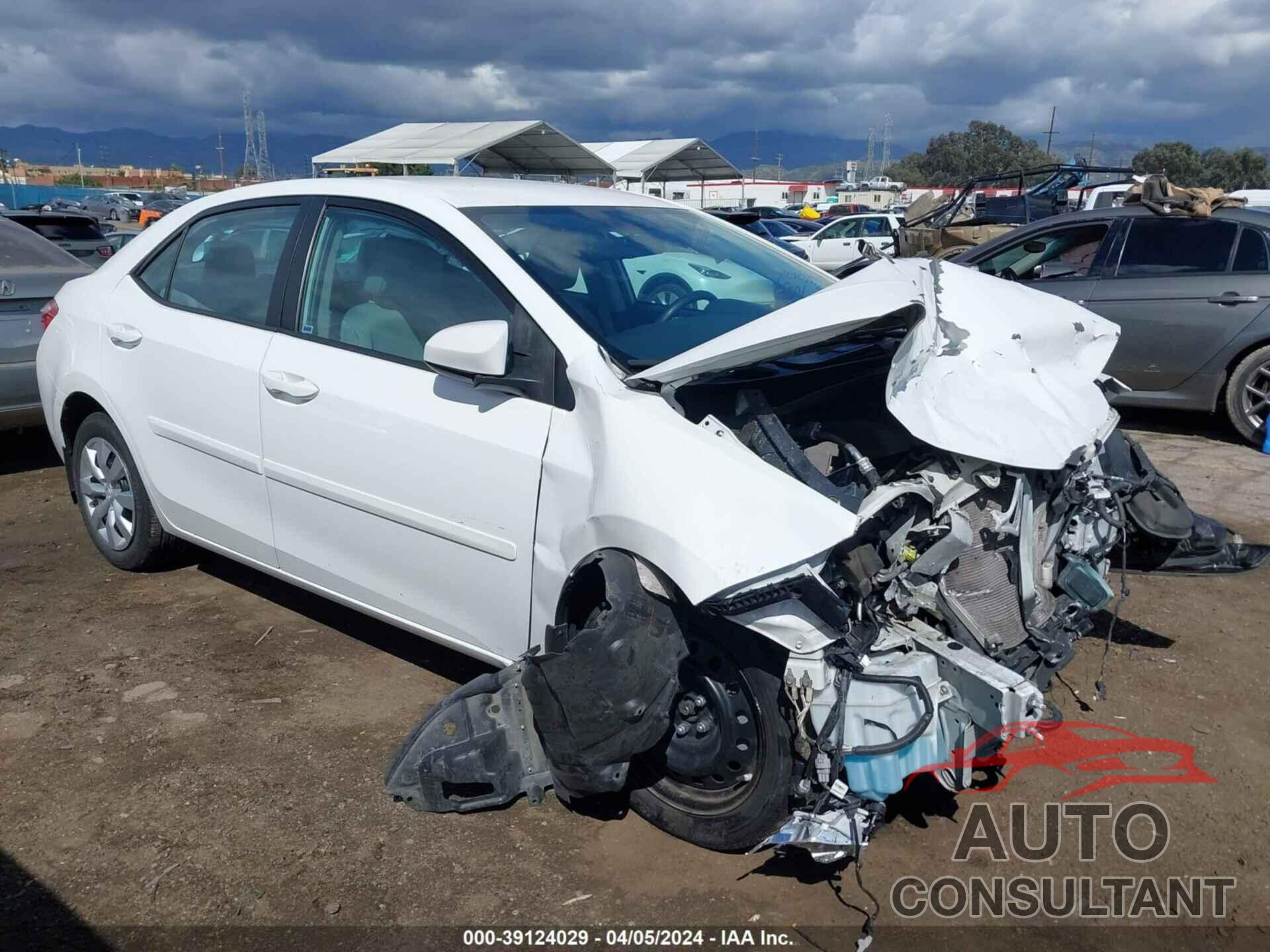 TOYOTA COROLLA 2016 - 5YFBURHE7GP476540