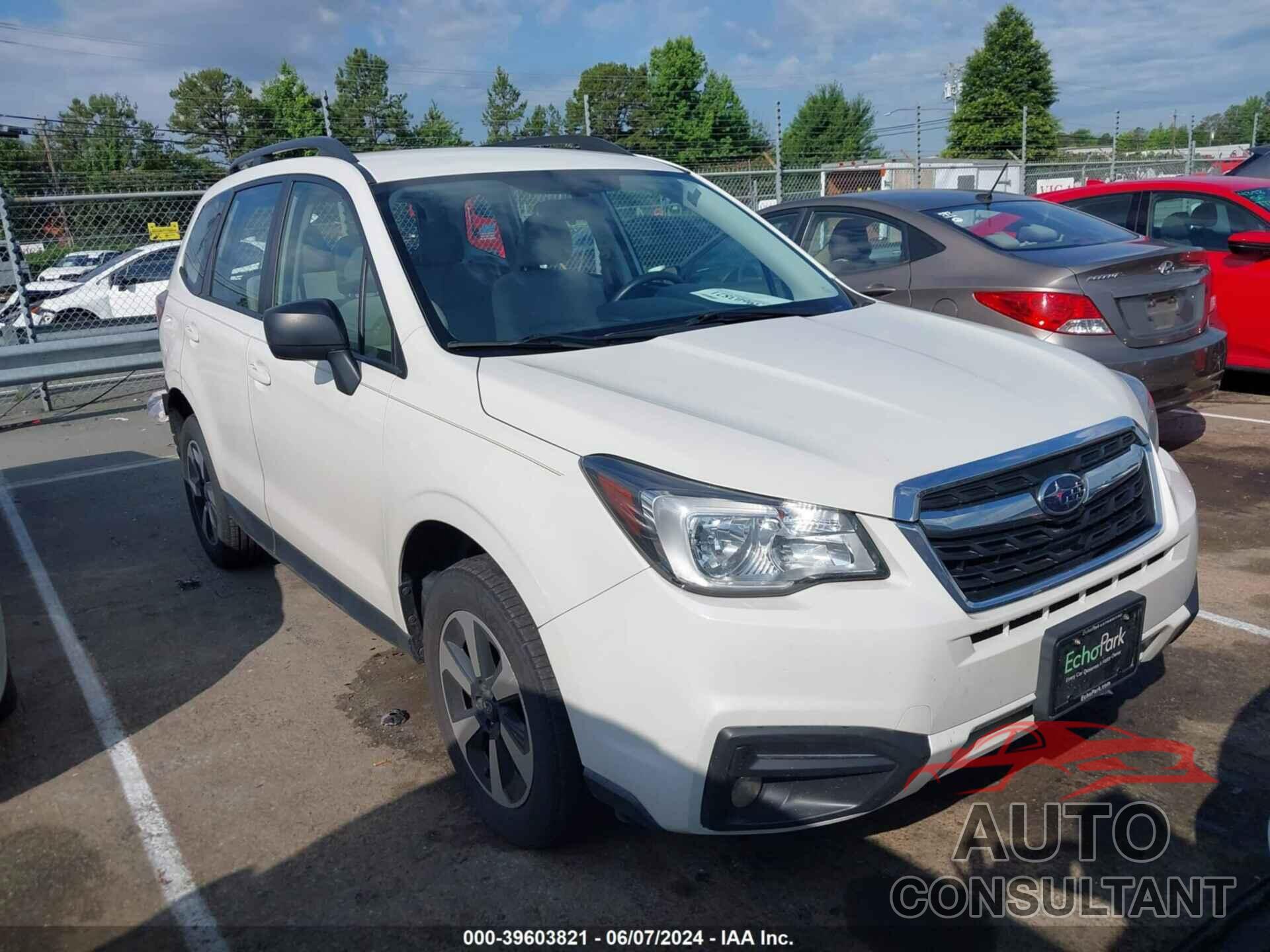 SUBARU FORESTER 2018 - JF2SJABC1JH526872