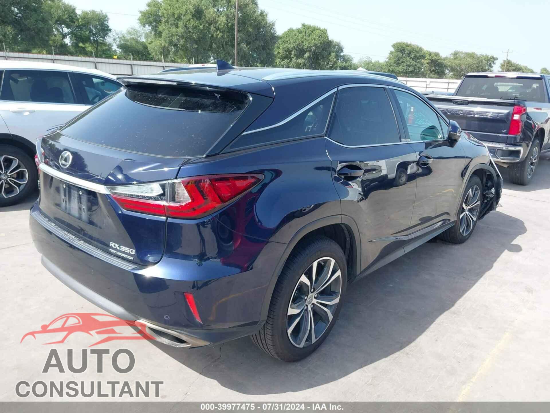LEXUS RX 350 2016 - 2T2BZMCA9GC030202