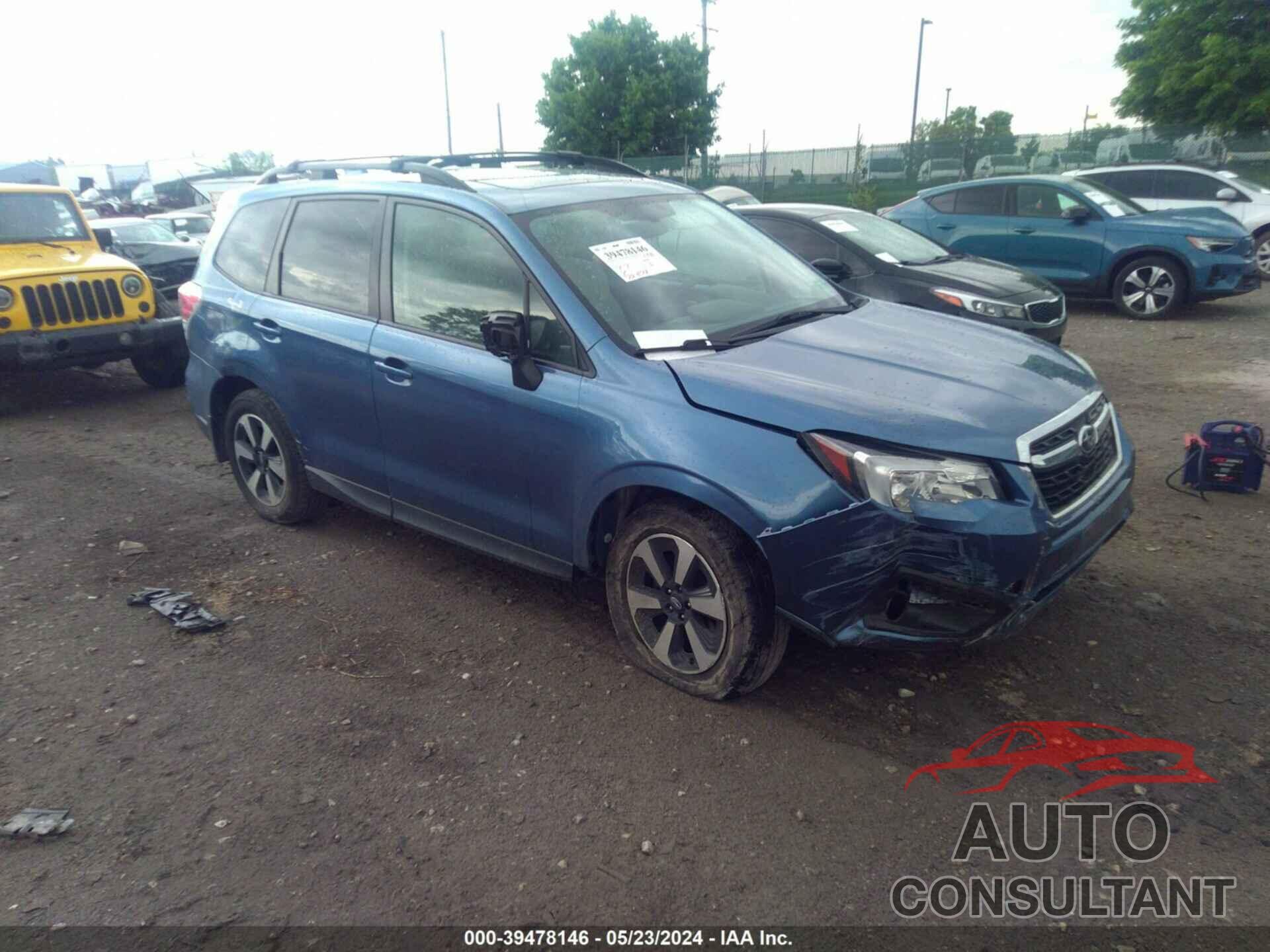 SUBARU FORESTER 2018 - JF2SJAEC6JH518522