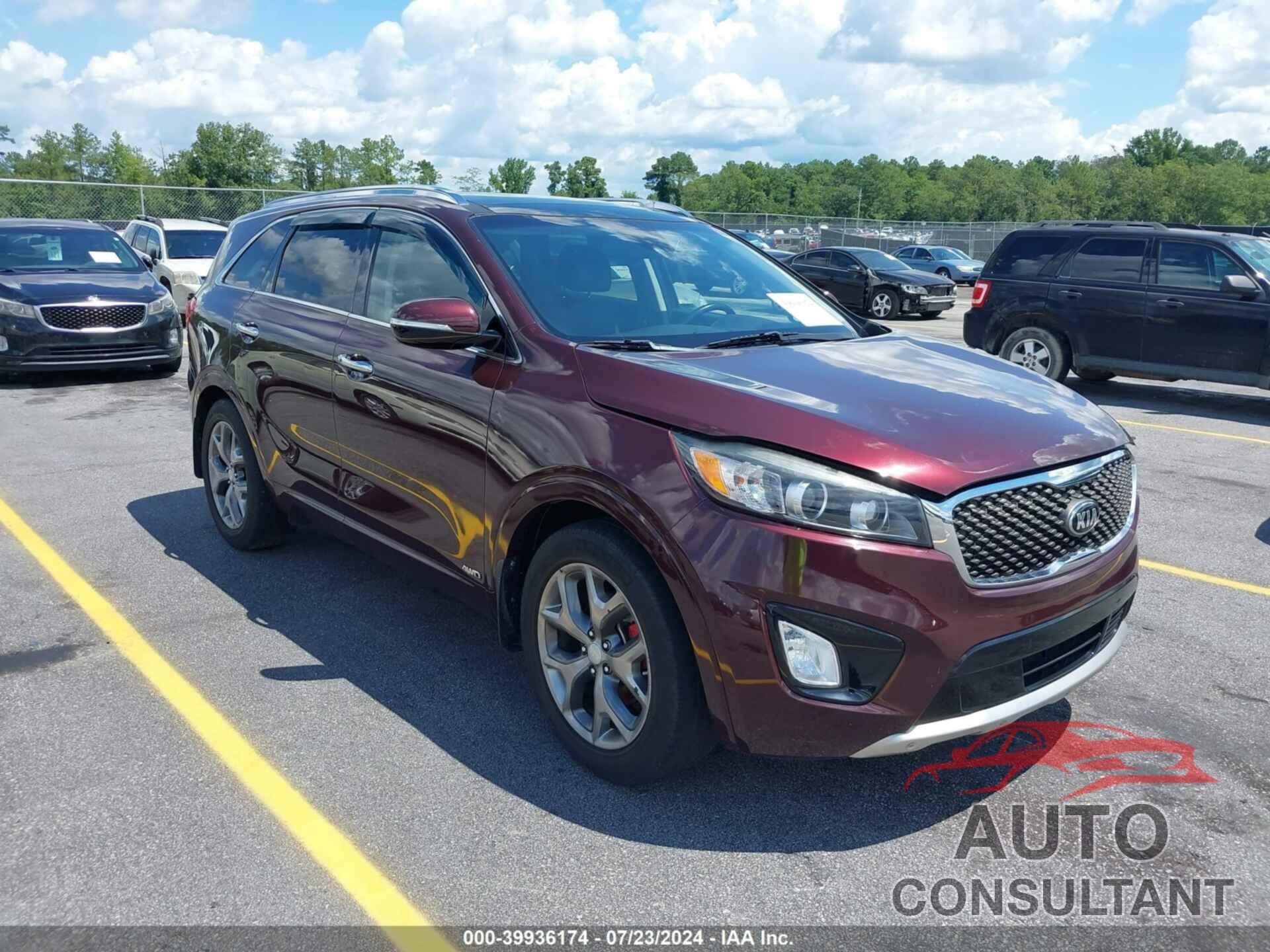 KIA SORENTO 2017 - 5XYPKDA50HG231819