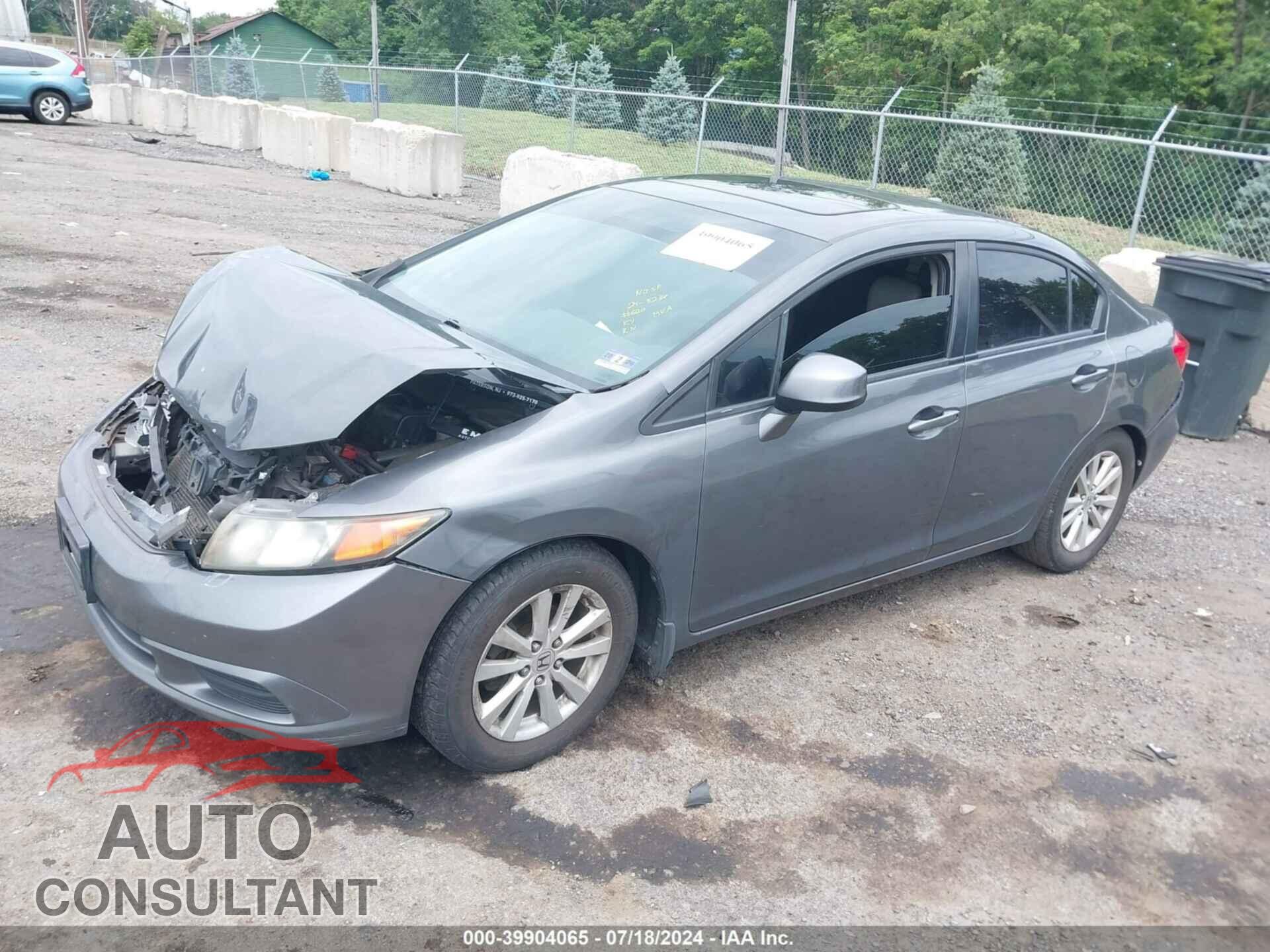 HONDA CIVIC 2012 - 2HGFB2F93CH531068