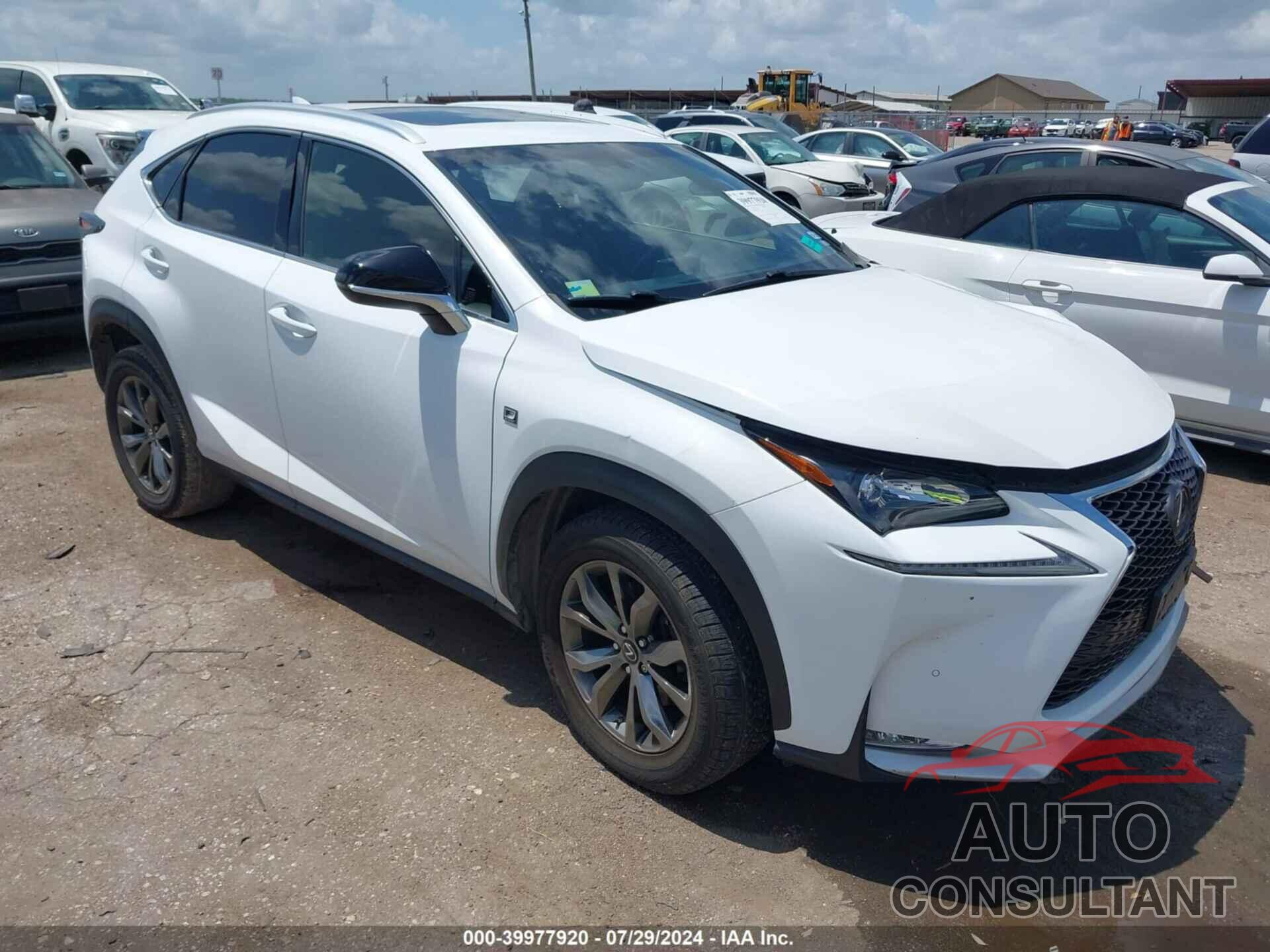 LEXUS NX 200T 2017 - JTJYARBZ5H2081526