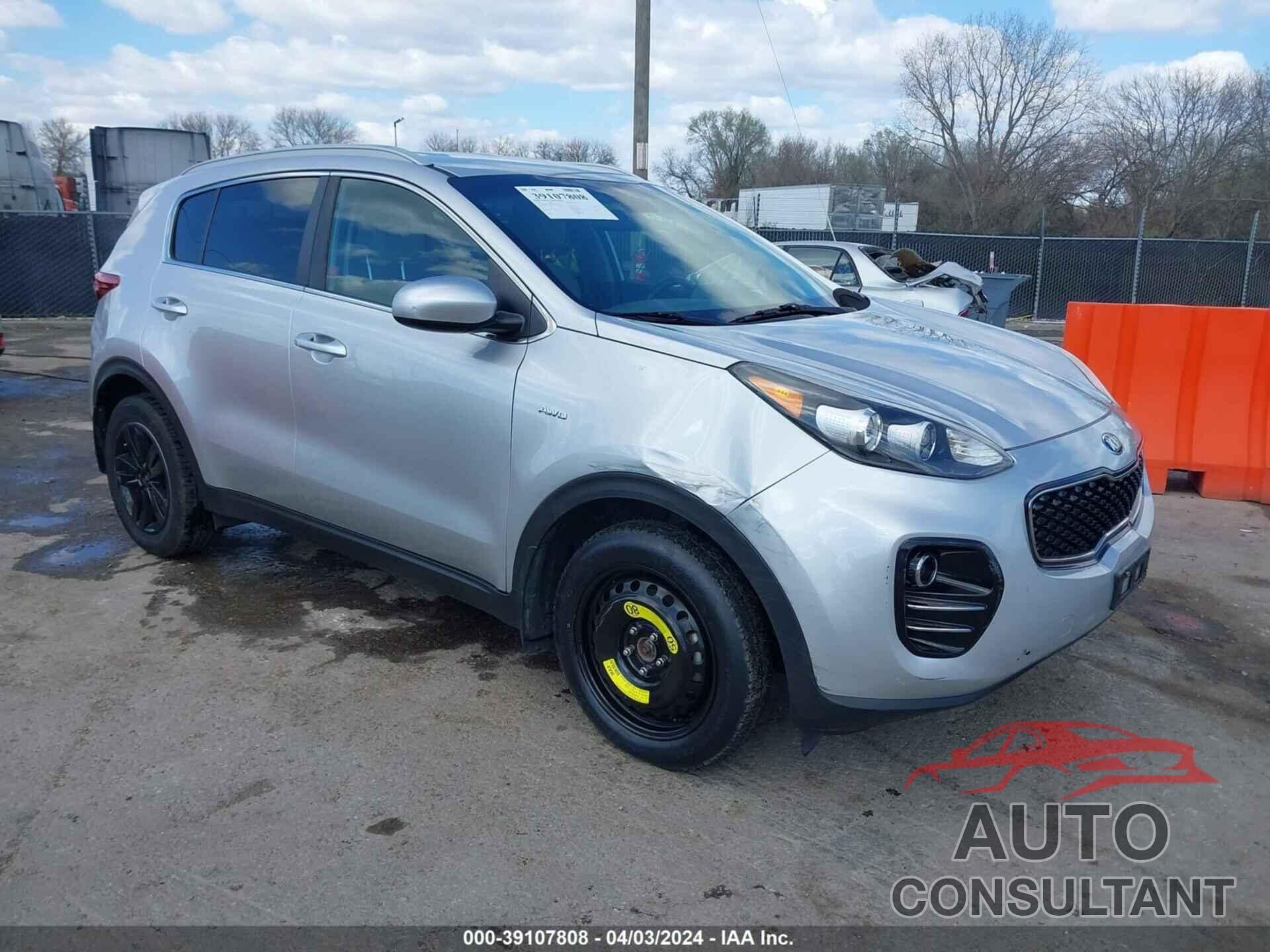 KIA SPORTAGE 2017 - KNDPMCAC9H7090507