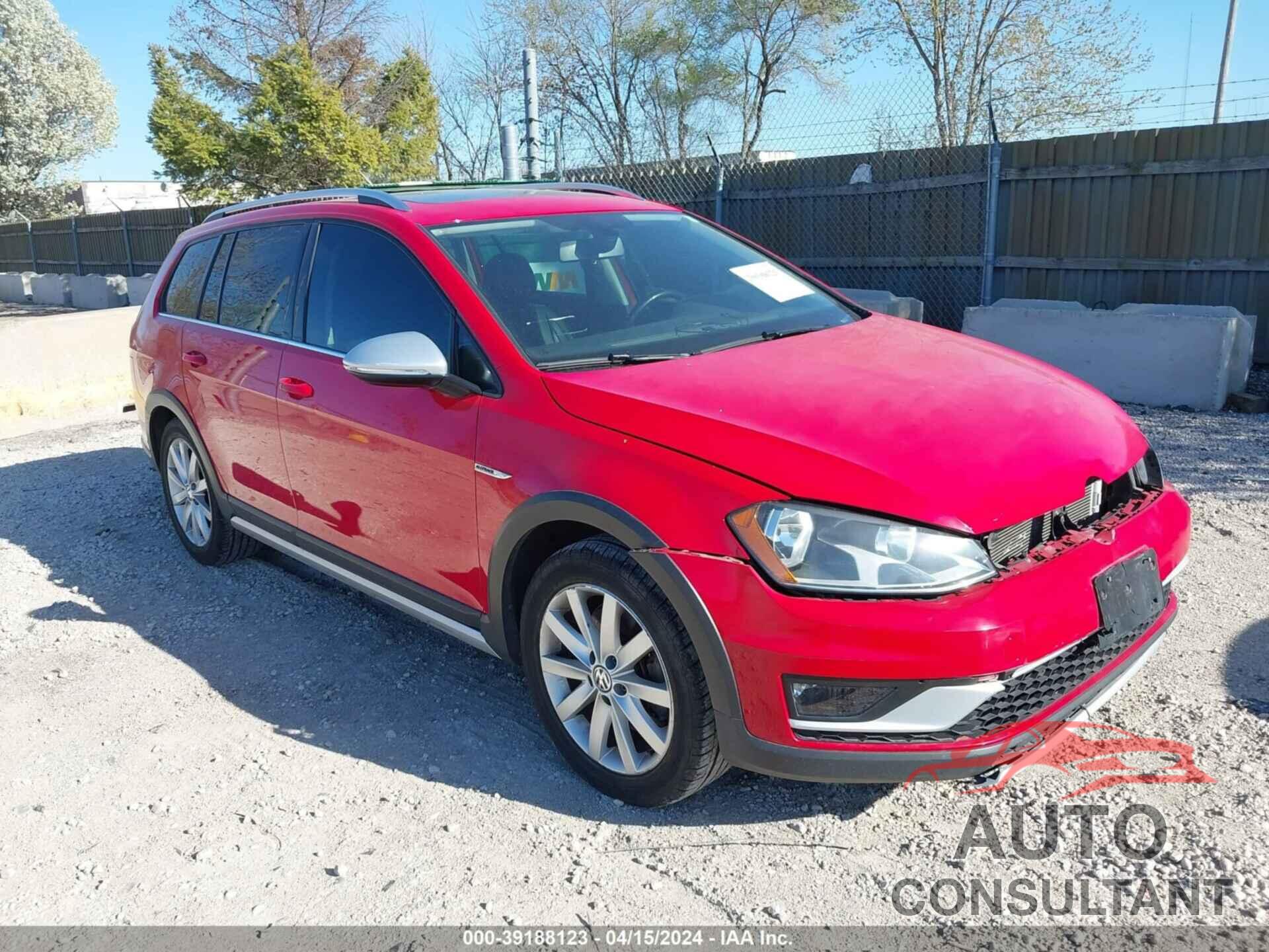 VOLKSWAGEN GOLF ALLTRACK 2017 - 3VWH17AUXHM517869