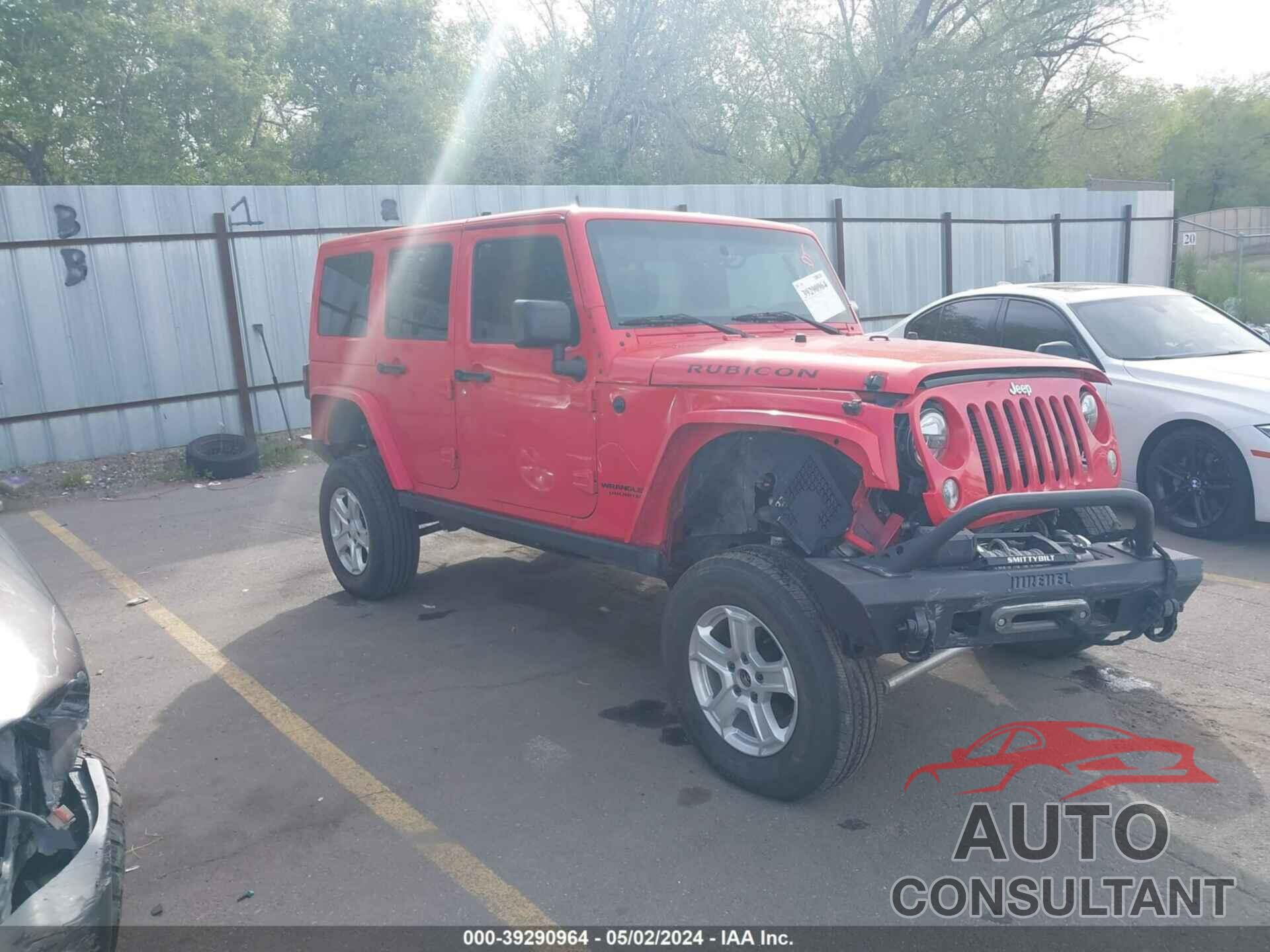 JEEP WRANGLER UNLIMITED 2016 - 1C4HJWFG8GL206330