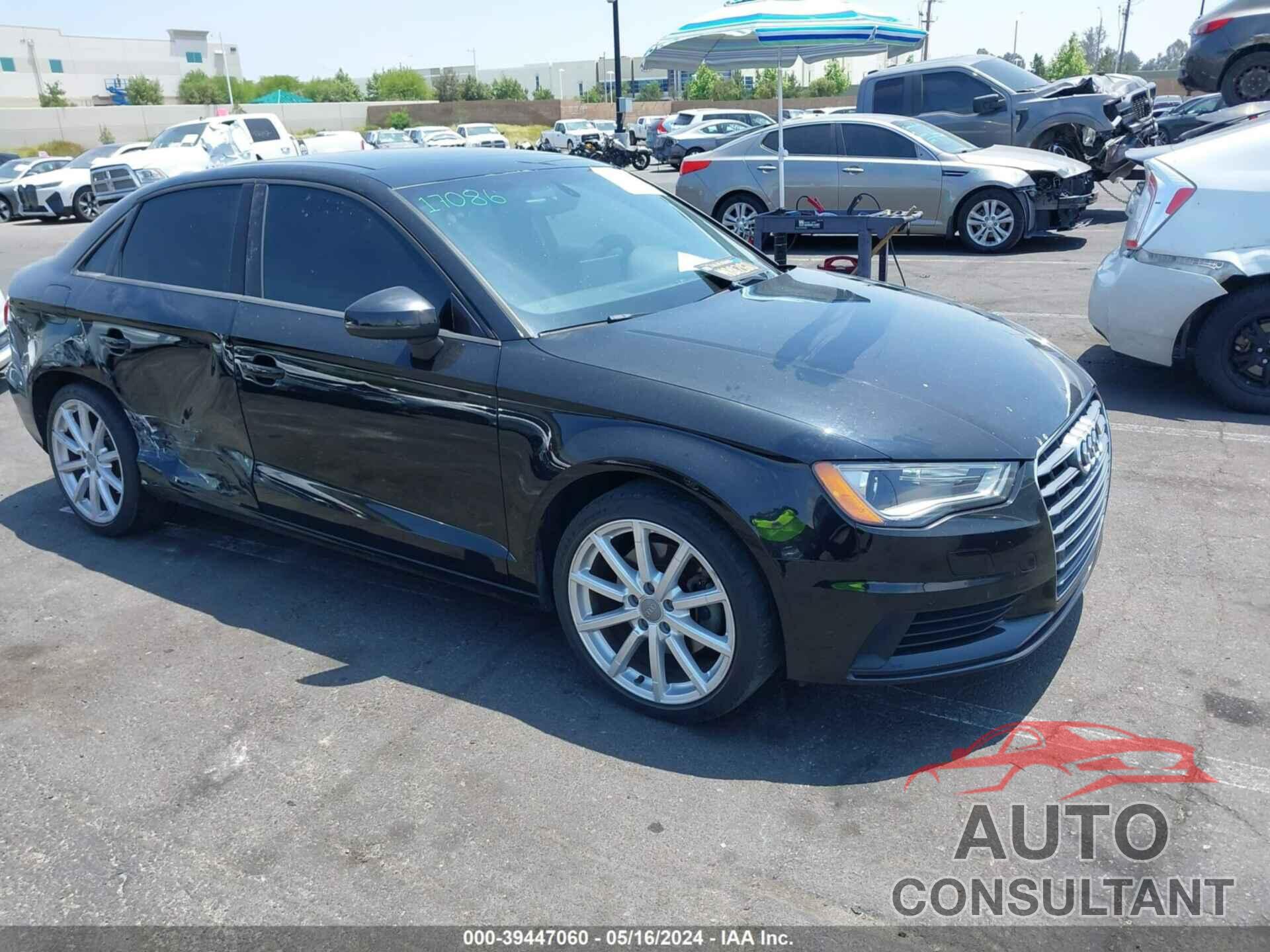 AUDI A3 2016 - WAUA7GFF8G1038727