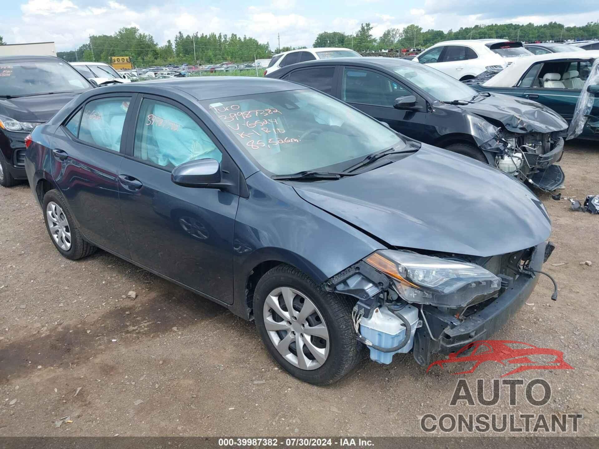 TOYOTA COROLLA 2019 - 2T1BURHE7KC136524