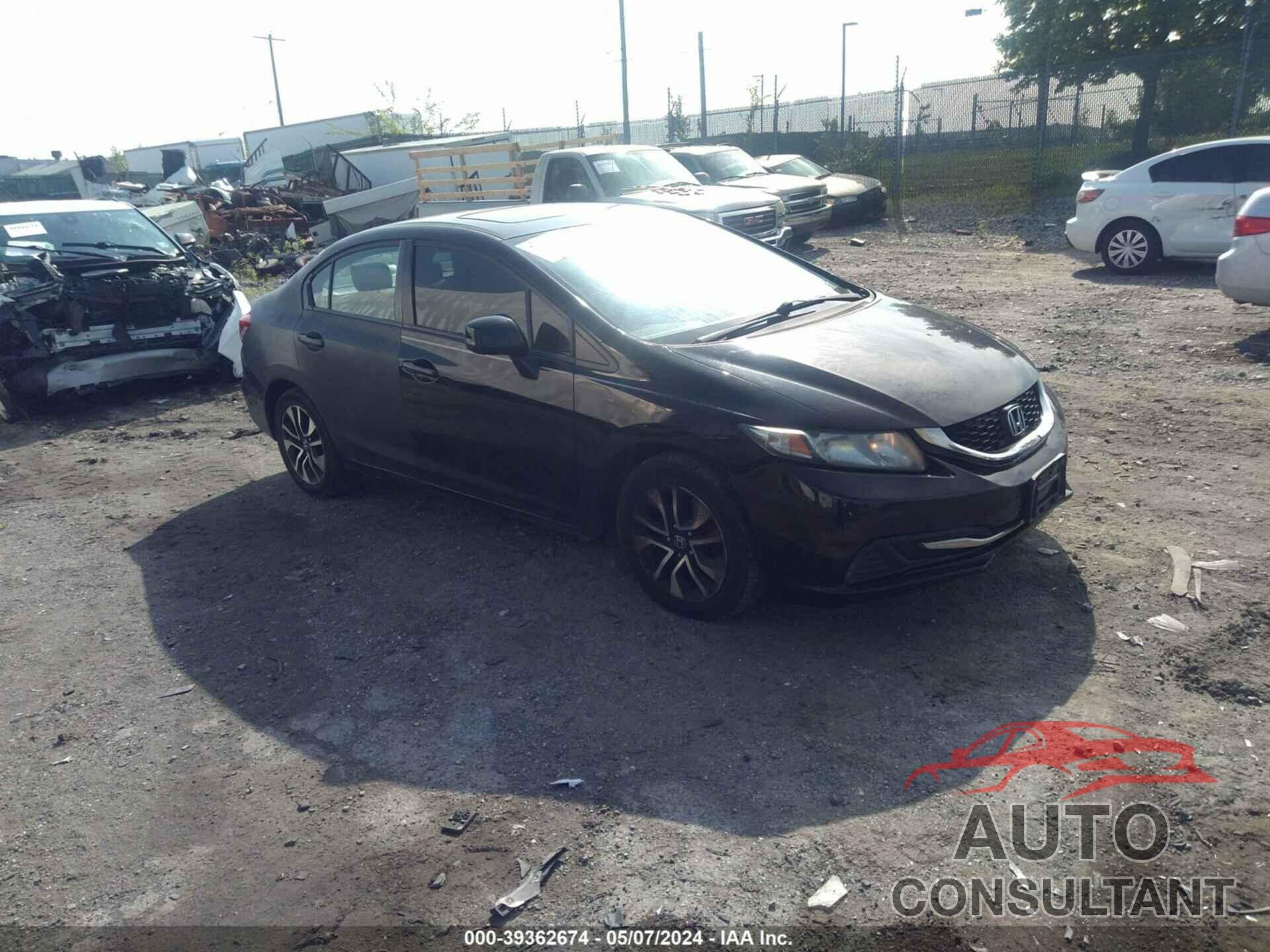 HONDA CIVIC 2013 - 19XFB2F89DE267700