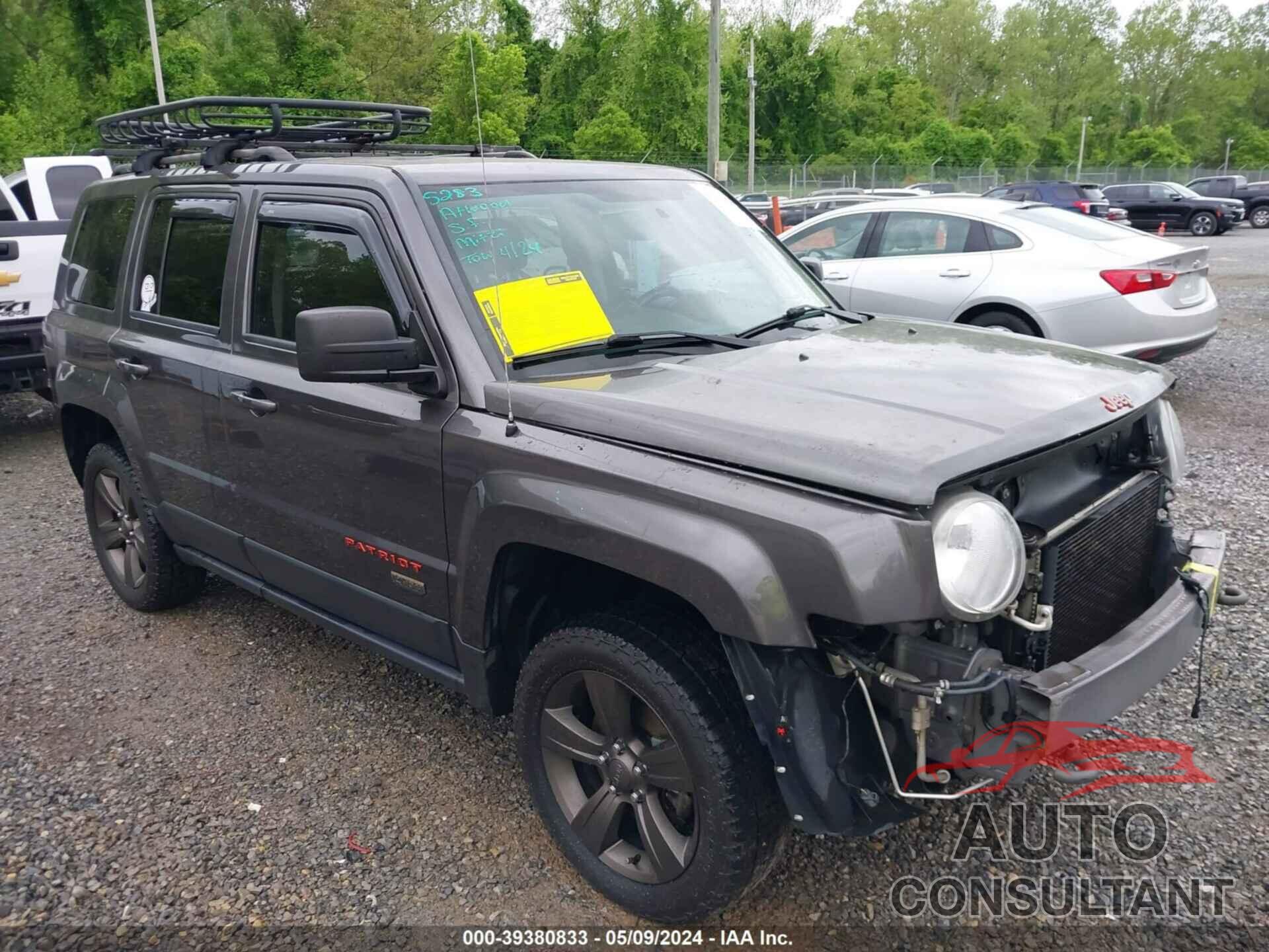 JEEP PATRIOT 2017 - 1C4NJRBB7HD168843