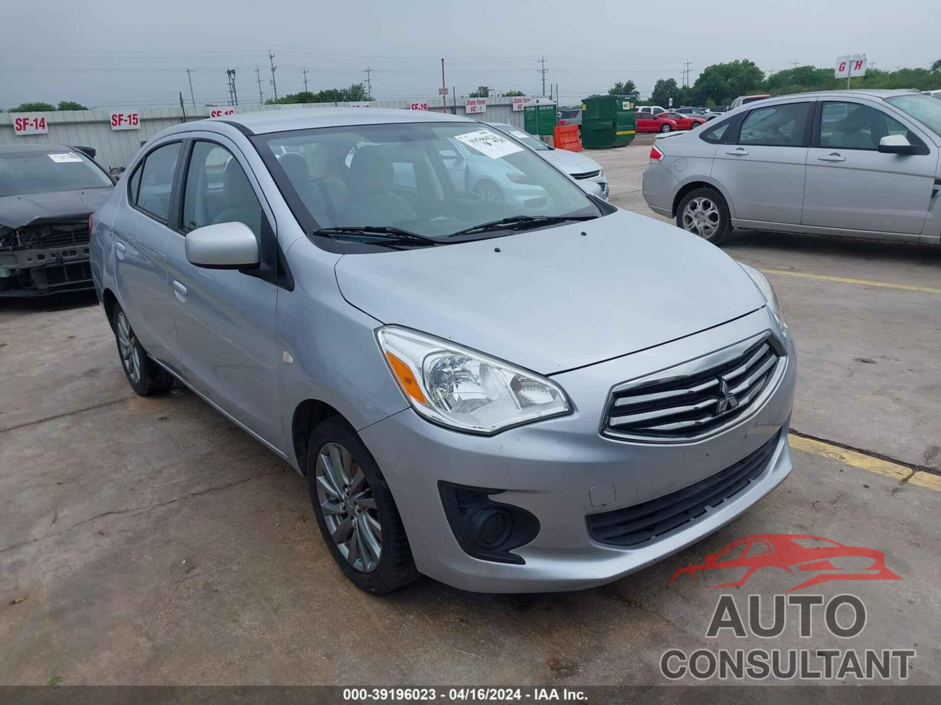 MITSUBISHI MIRAGE G4 2018 - ML32F3FJ0JHF01598