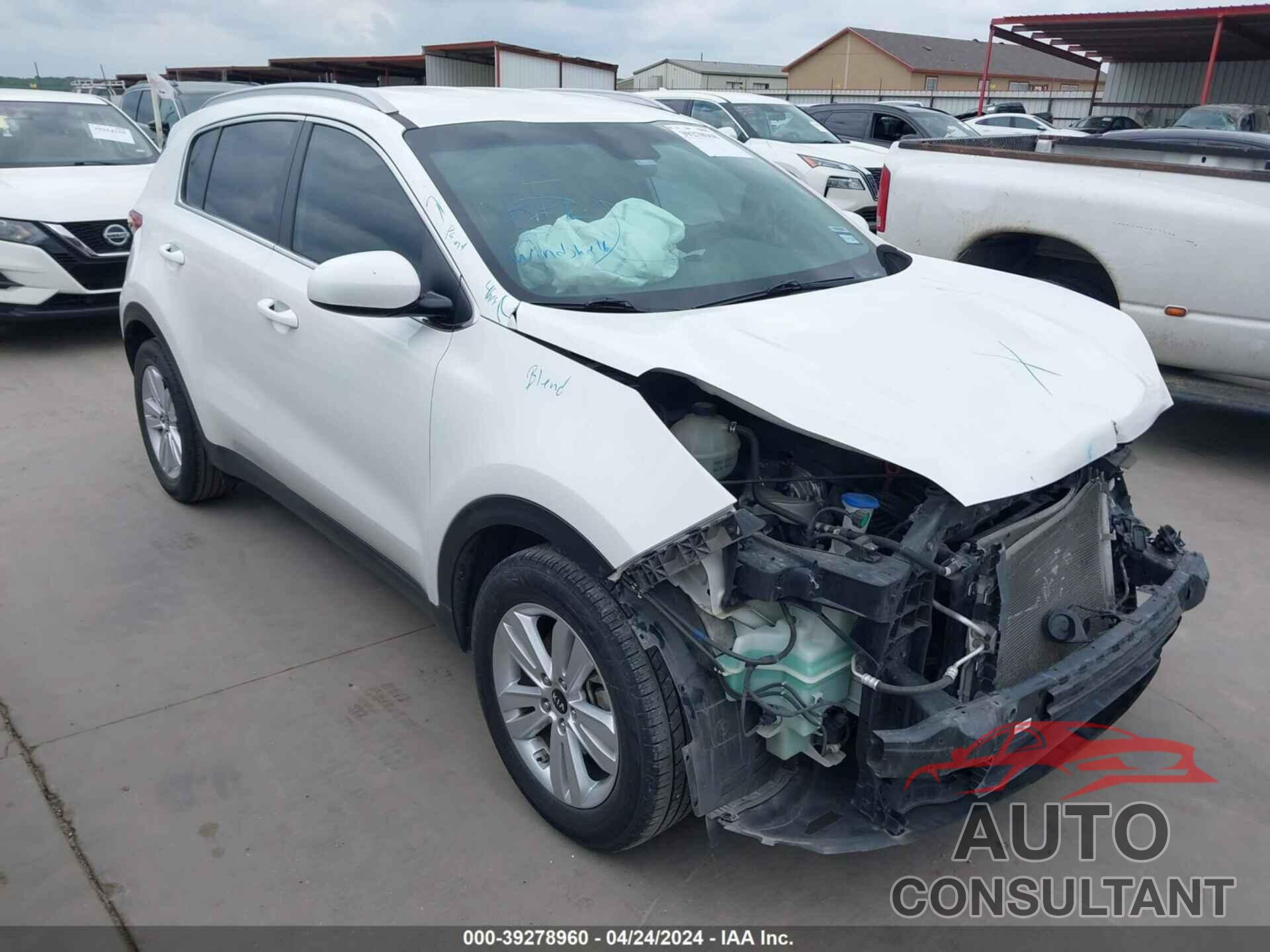 KIA SPORTAGE 2019 - KNDPM3AC0K7566845