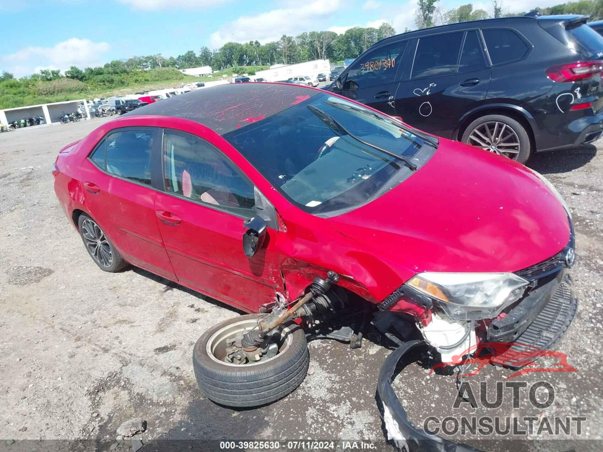 TOYOTA COROLLA 2016 - 2T1BURHE6GC500732