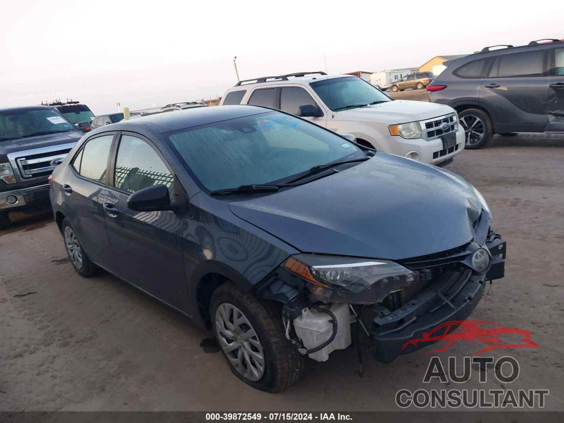 TOYOTA COROLLA 2018 - 5YFBURHE3JP836426