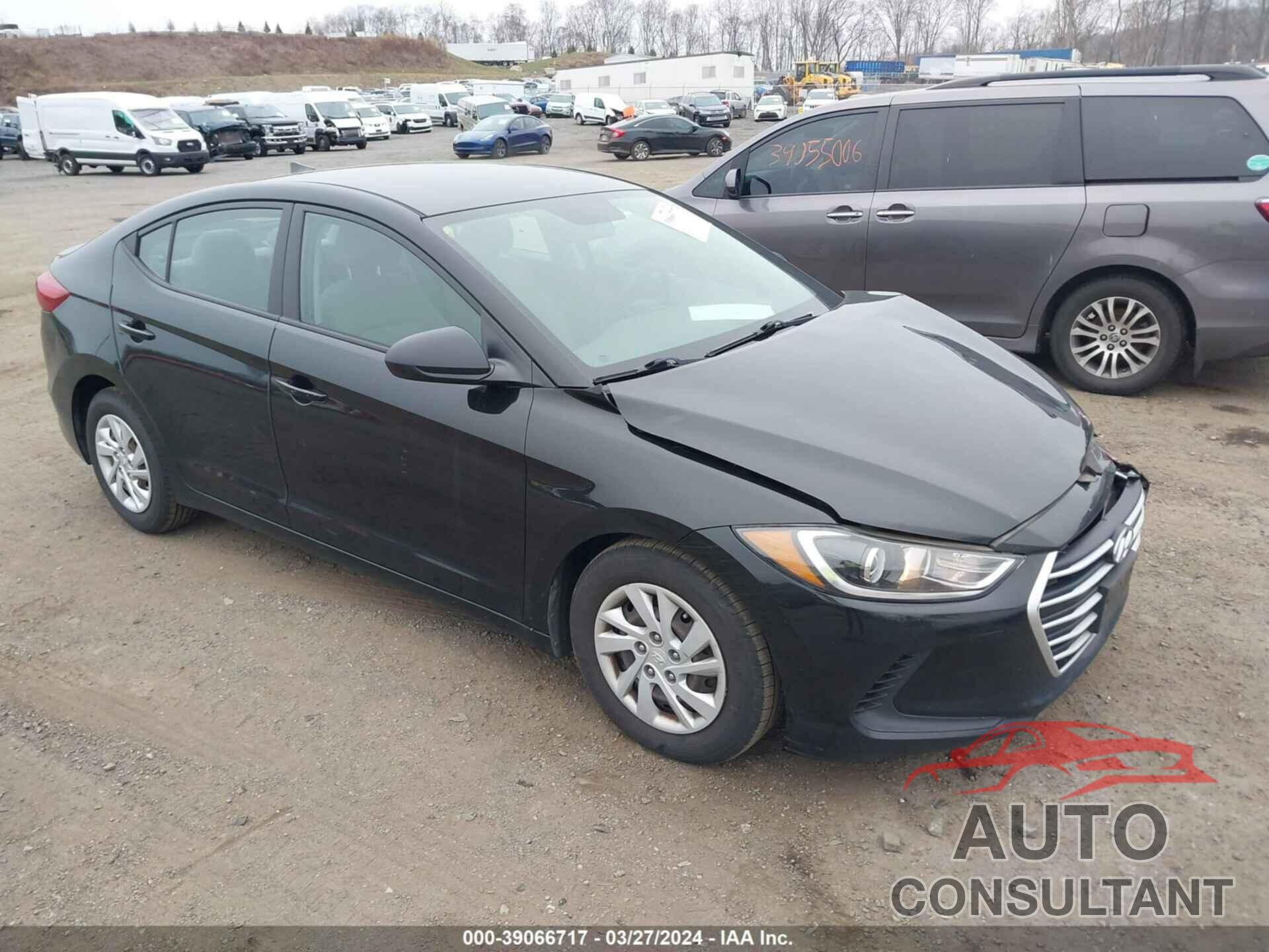 HYUNDAI ELANTRA 2018 - 5NPD74LF4JH382106