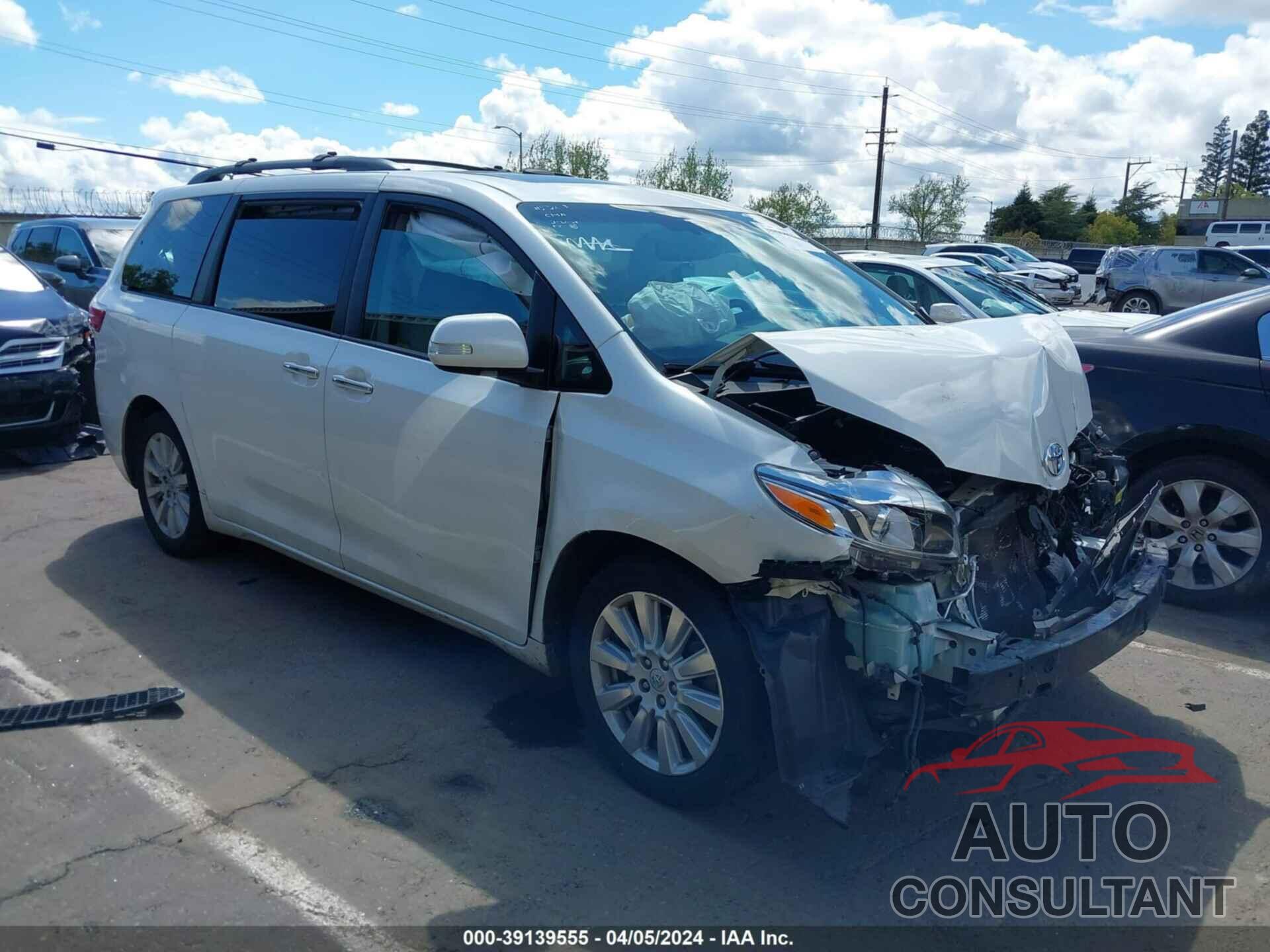 TOYOTA SIENNA 2017 - 5TDYZ3DCXHS826328