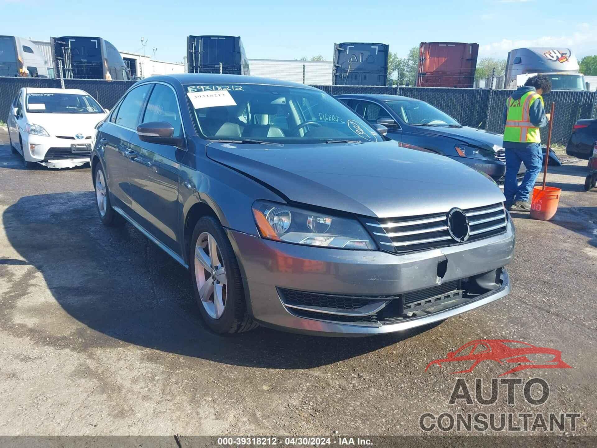 VOLKSWAGEN PASSAT 2013 - 1VWBP7A35DC099079