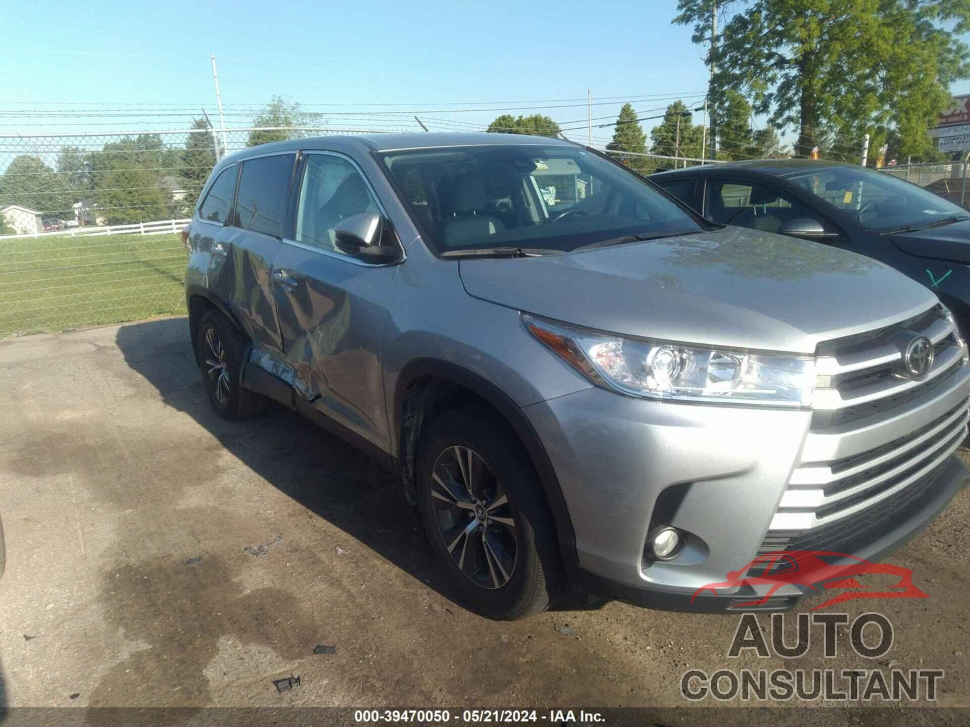 TOYOTA HIGHLANDER 2019 - 5TDBZRFH6KS727692