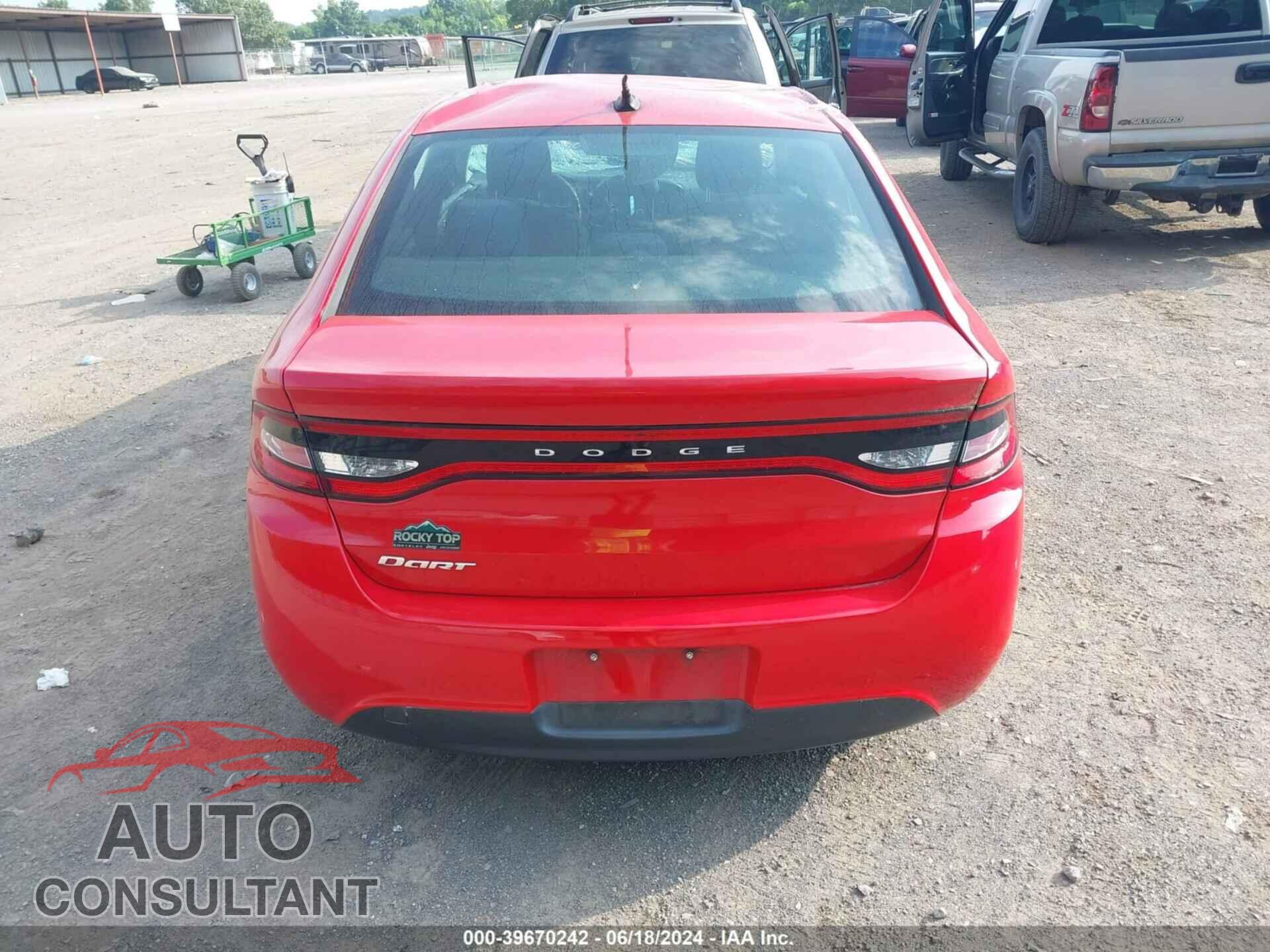 DODGE DART 2016 - 1C3CDFAA1GD736478