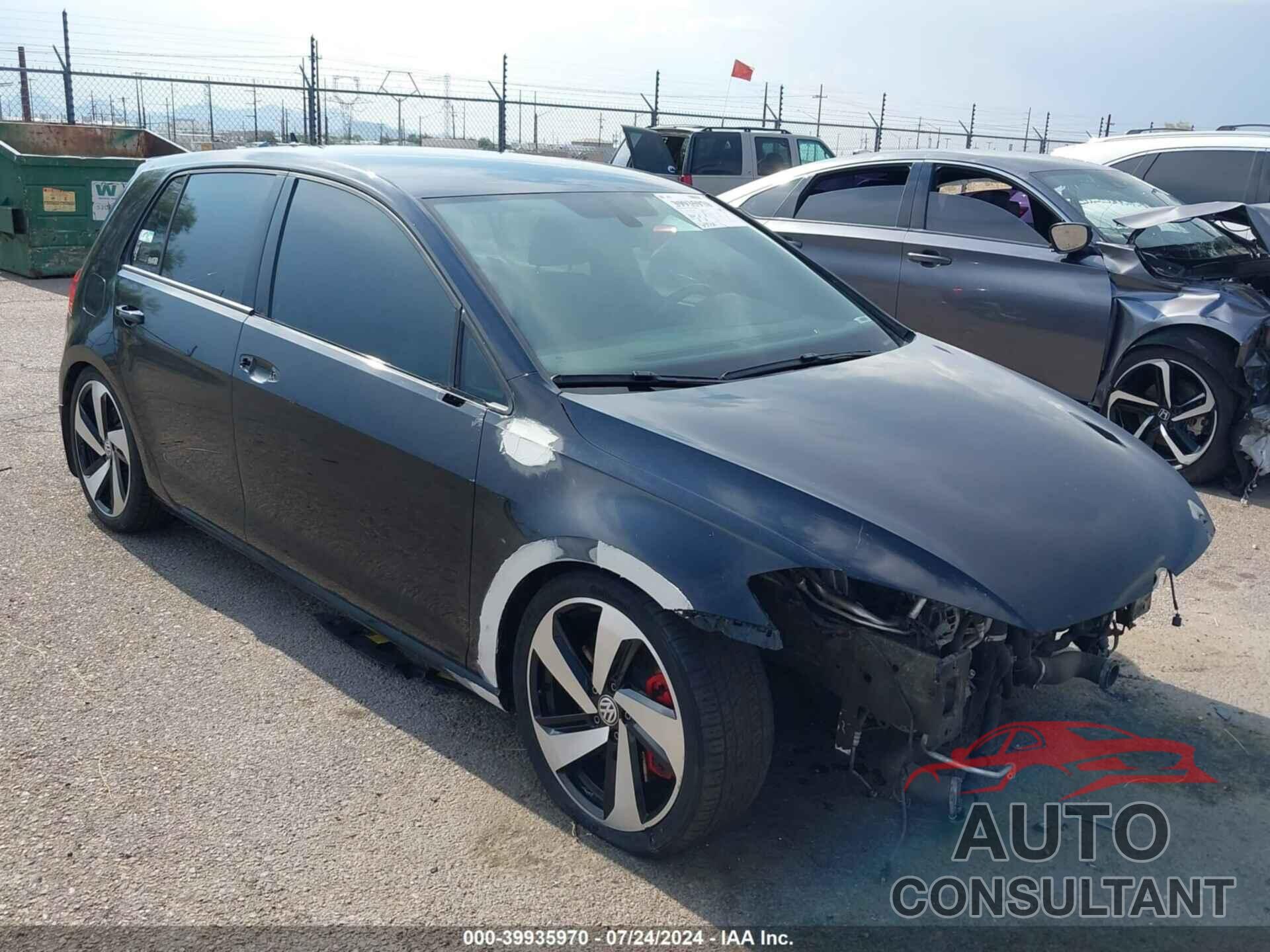 VOLKSWAGEN GOLF GTI 2021 - 3VW6T7AU6MM005554