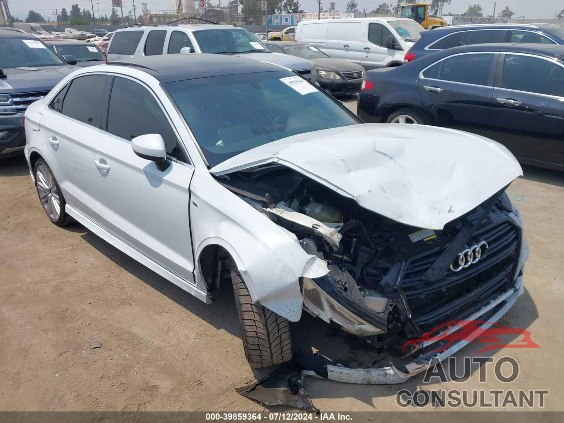 AUDI A3 2017 - WAUJ8GFF7H1061723