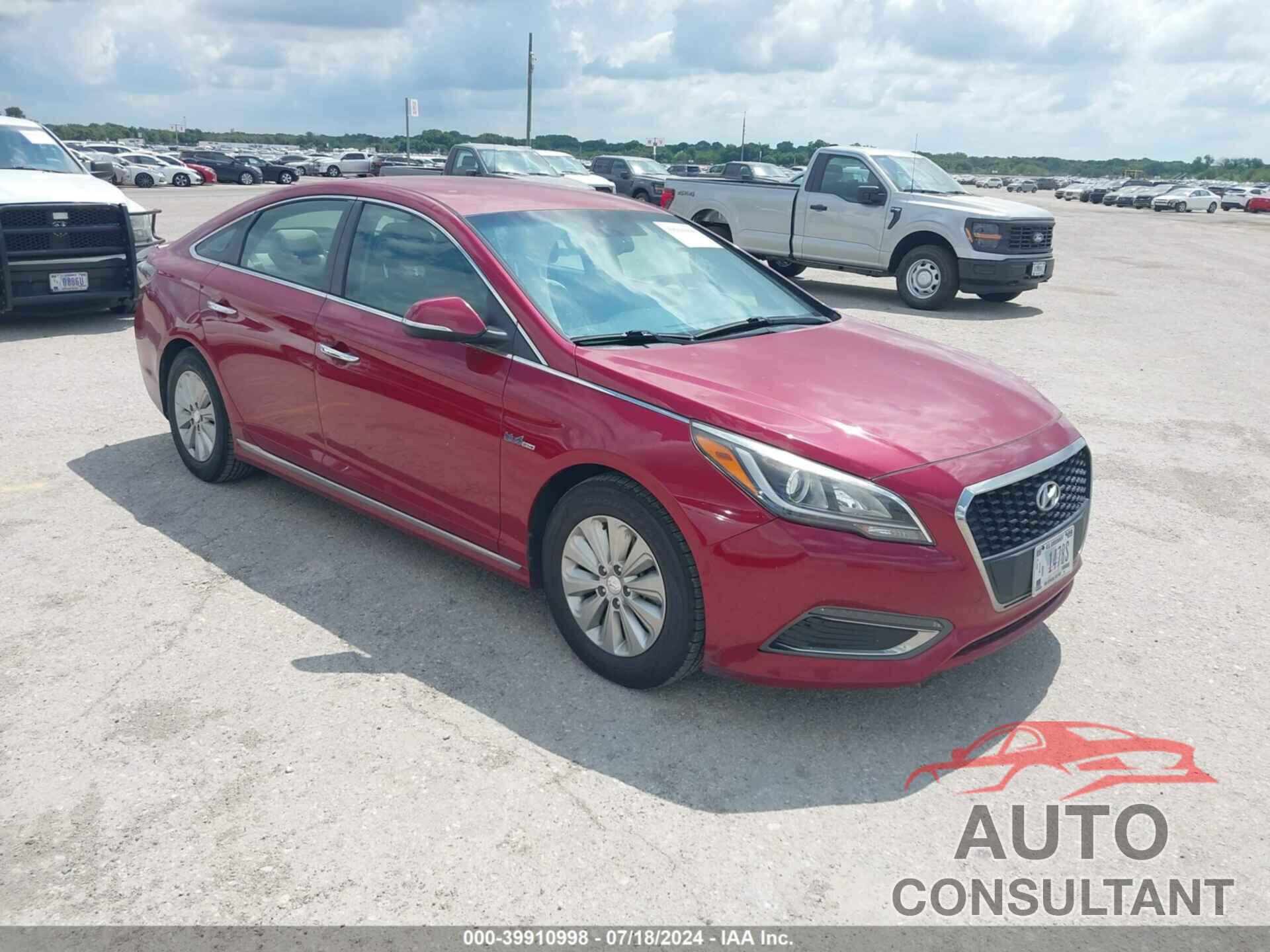 HYUNDAI SONATA HYBRID 2016 - KMHE24L1XGA039402