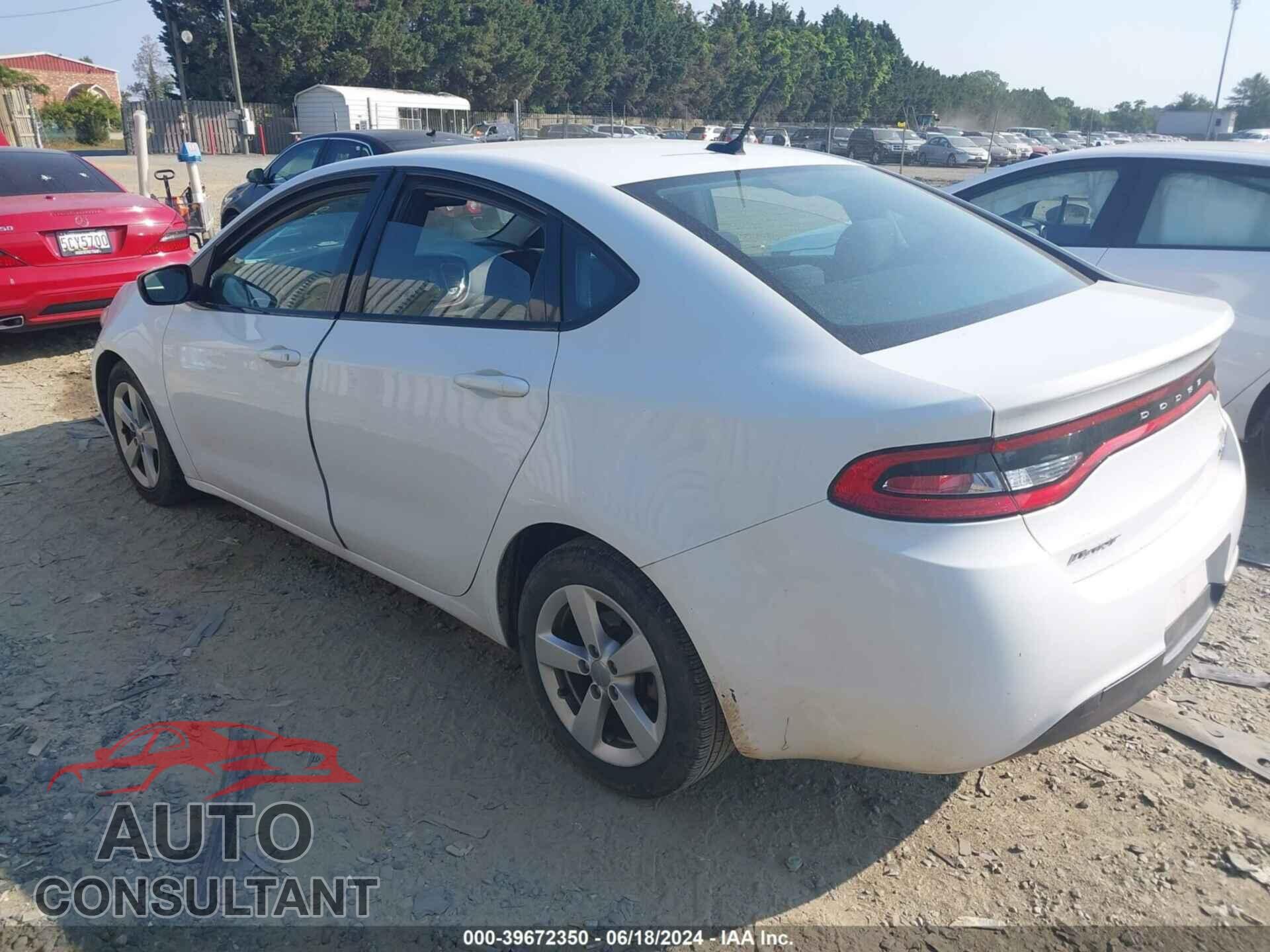 DODGE DART 2016 - 1C3CDFBBXGD605363