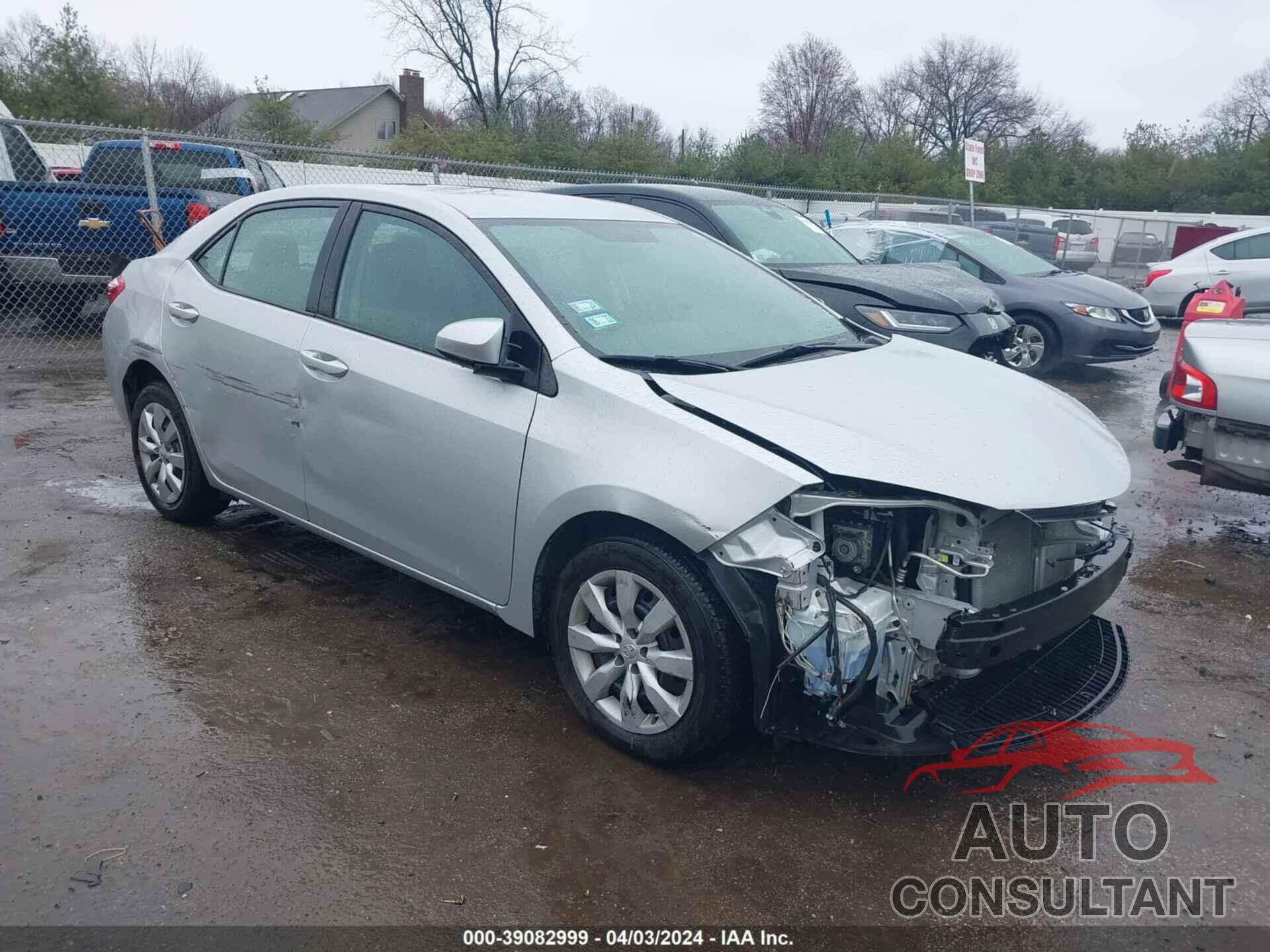 TOYOTA COROLLA 2016 - 2T1BURHE2GC643564