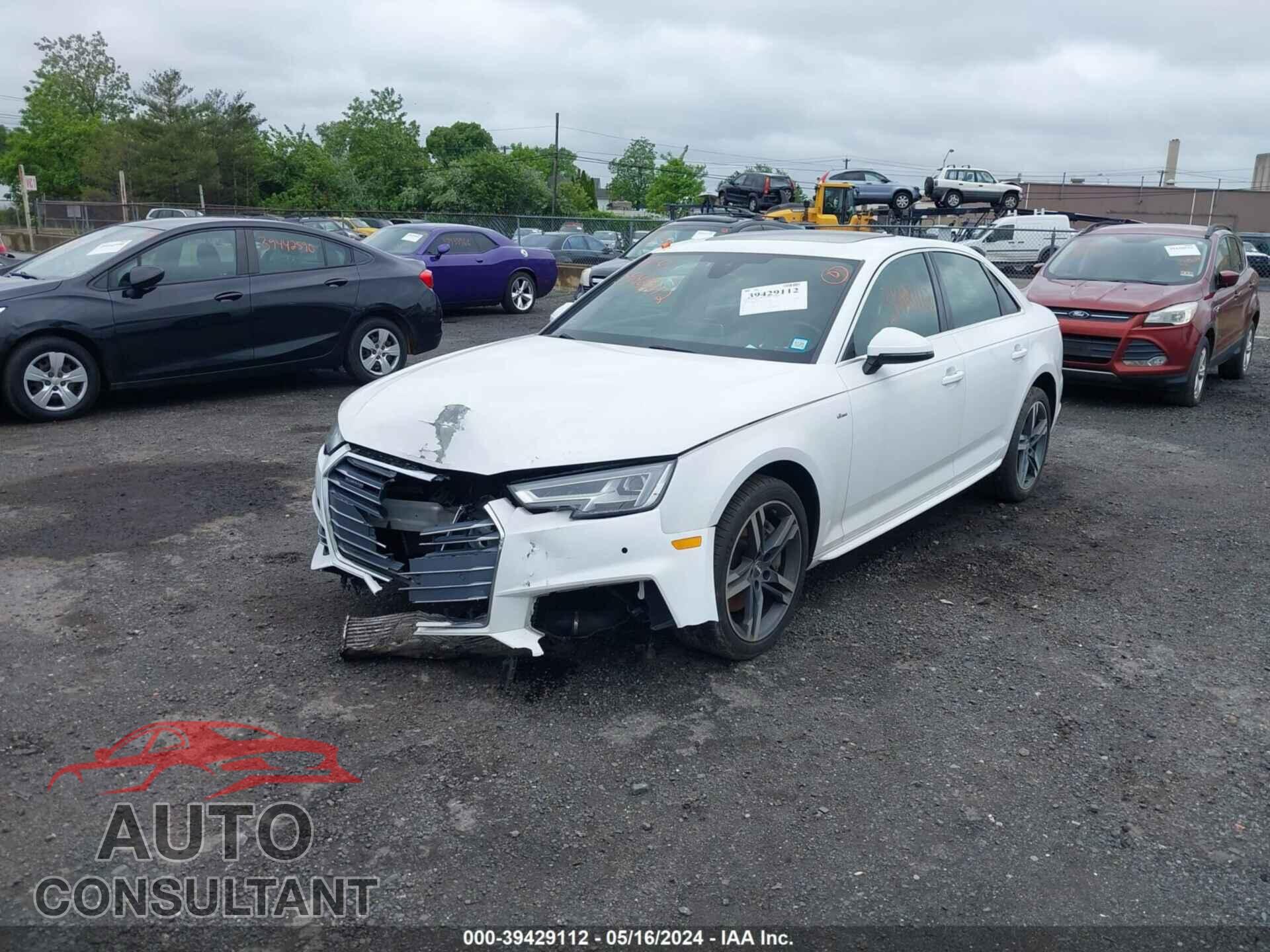 AUDI A4 2017 - WAUENAF4OHN070620