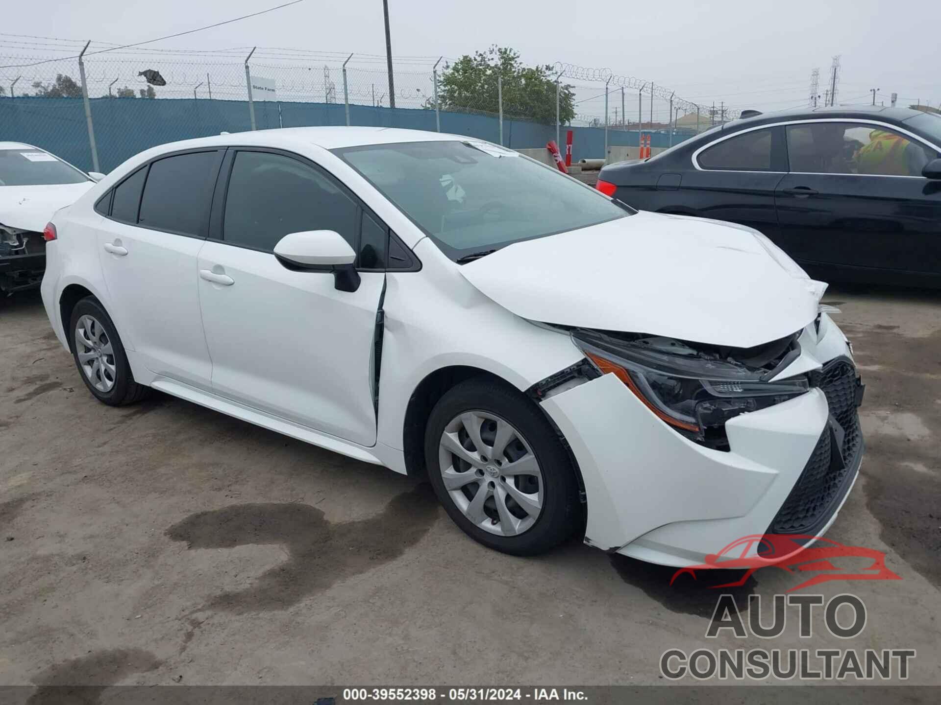 TOYOTA COROLLA 2020 - JTDEPRAE7LJ066611