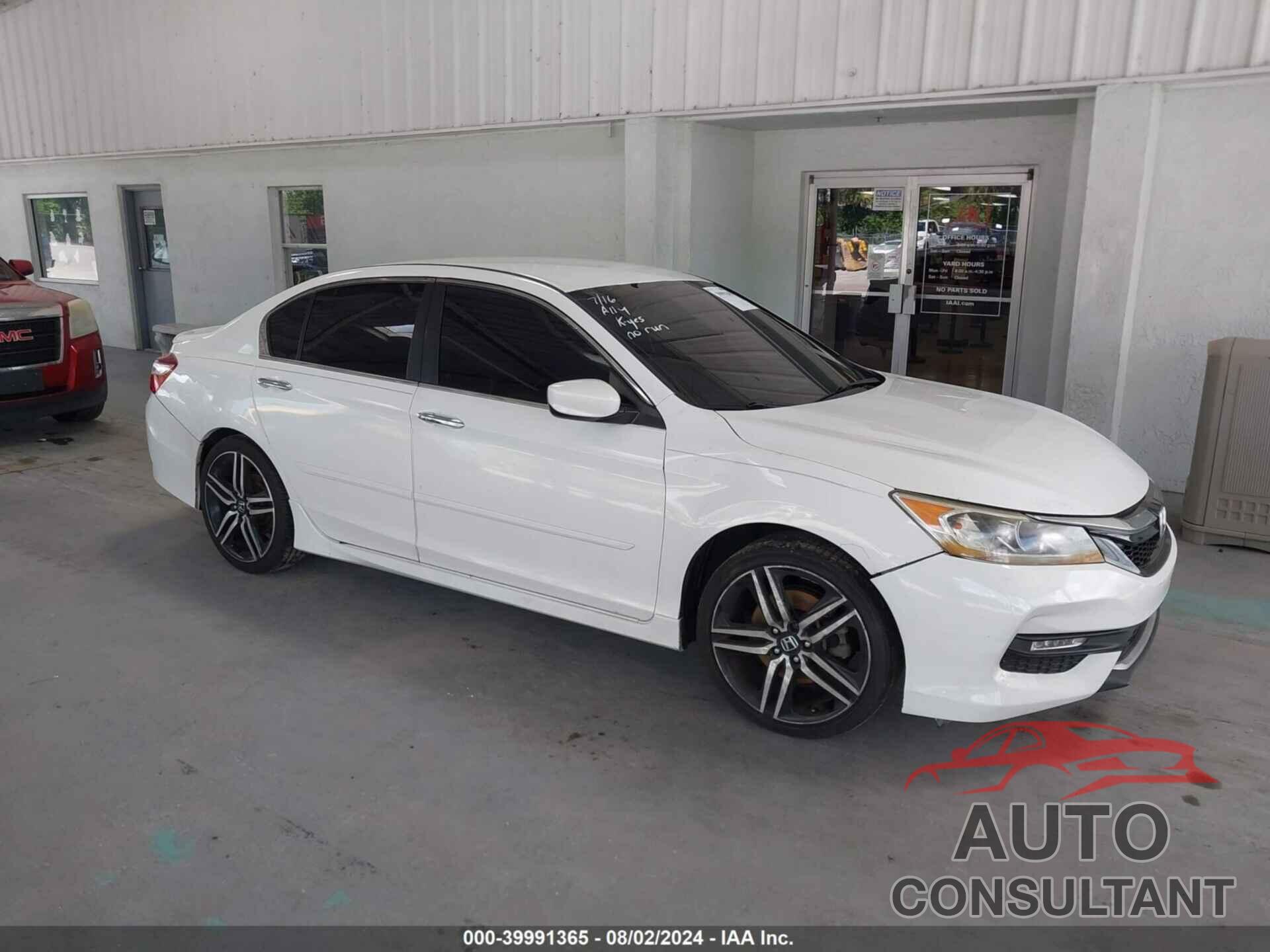 HONDA ACCORD 2017 - 1HGCR2F51HA214777